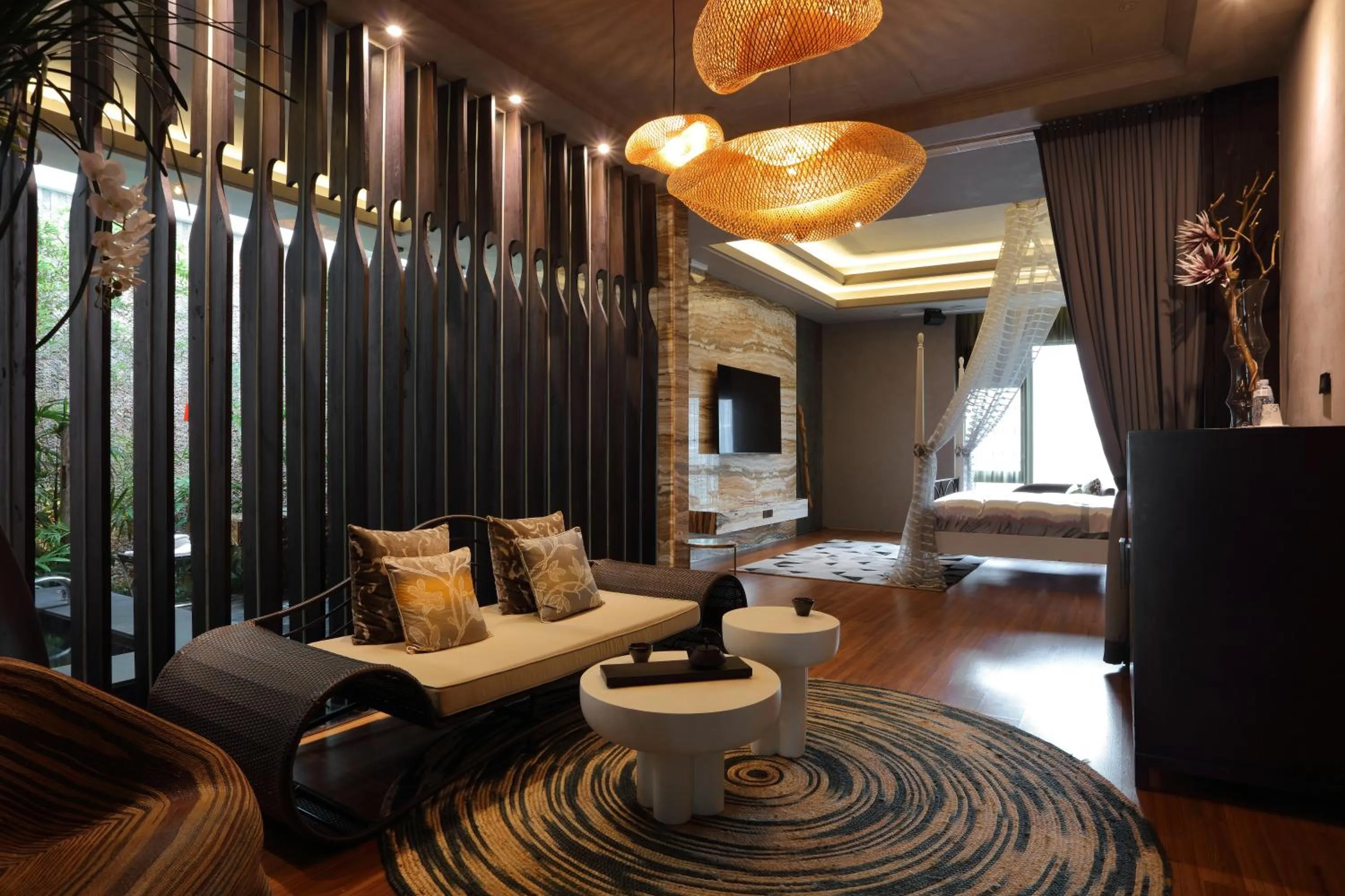 Seating area in 台北沐蘭精品旅館 大直館