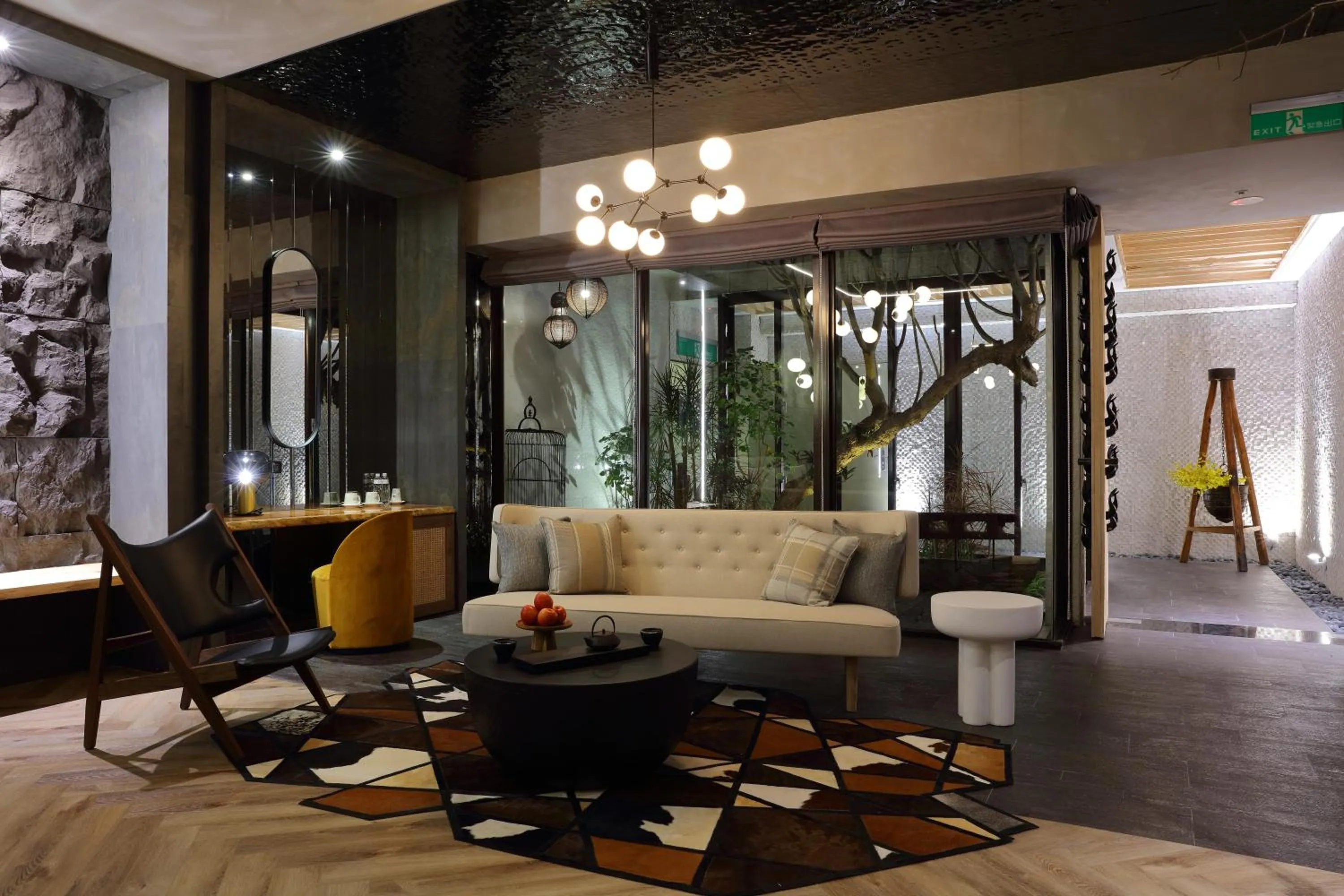 Living room in 台北沐蘭精品旅館 大直館