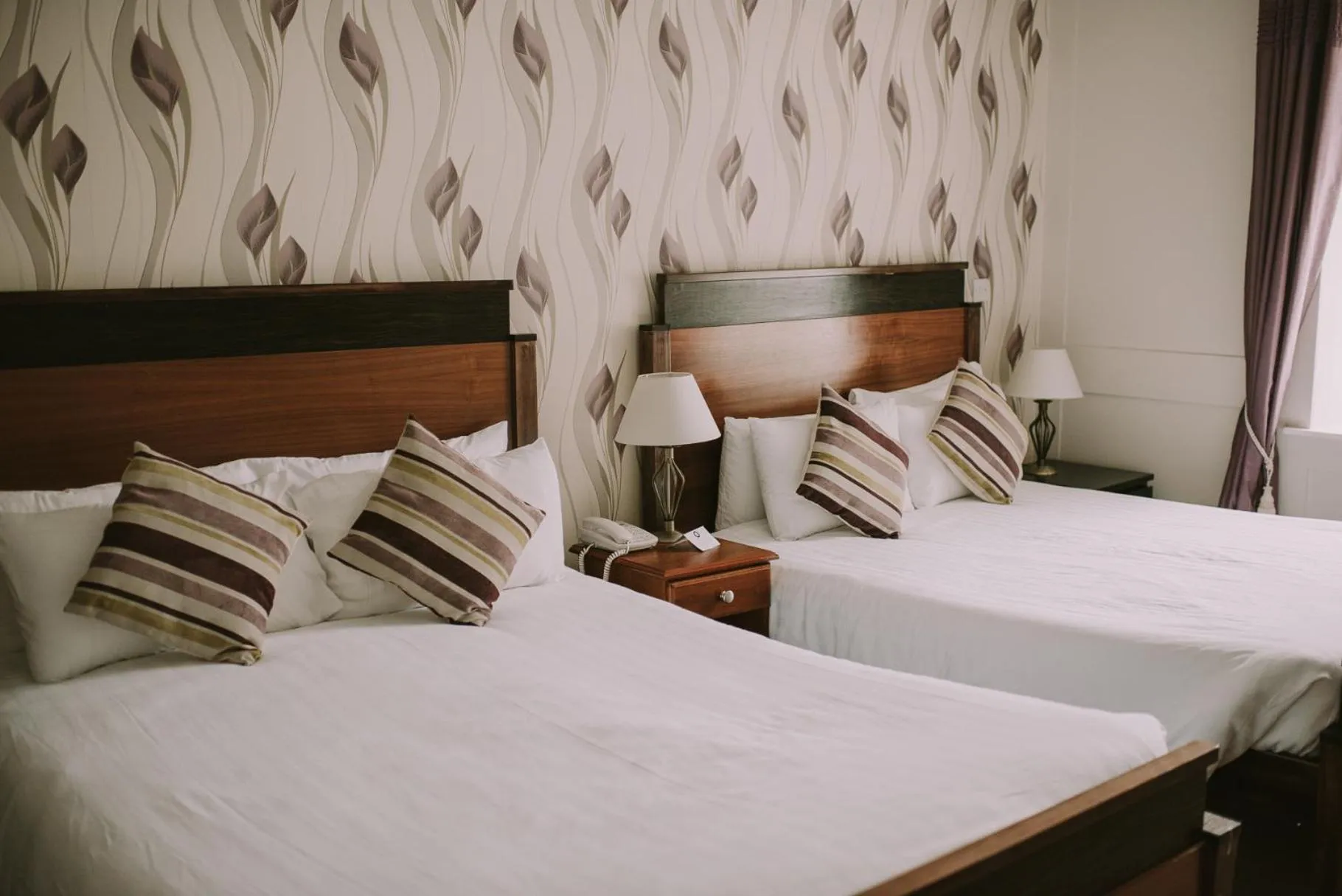 Bed in Royal Valentia Hotel