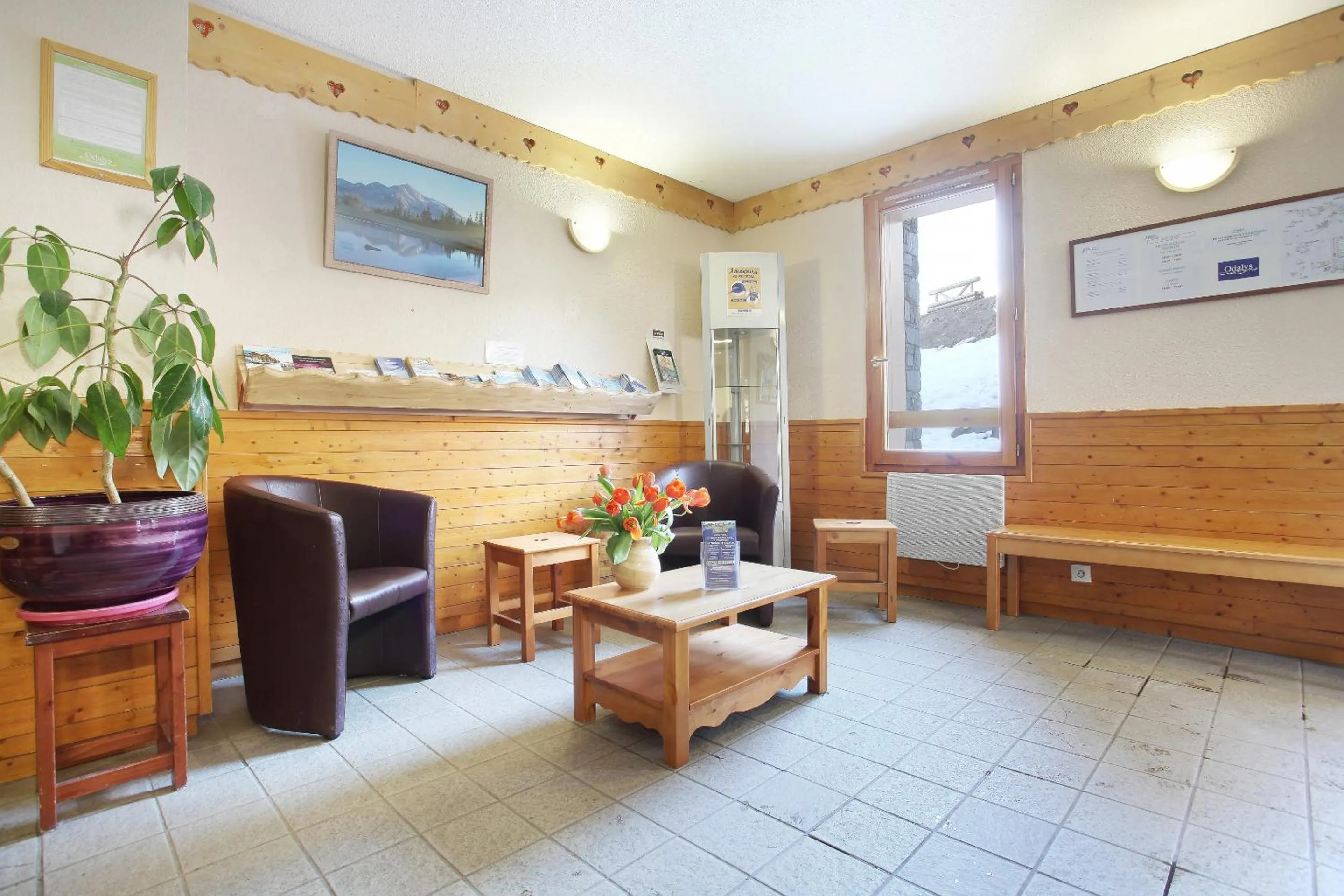 Lobby or reception in Résidence Odalys Belle Vue