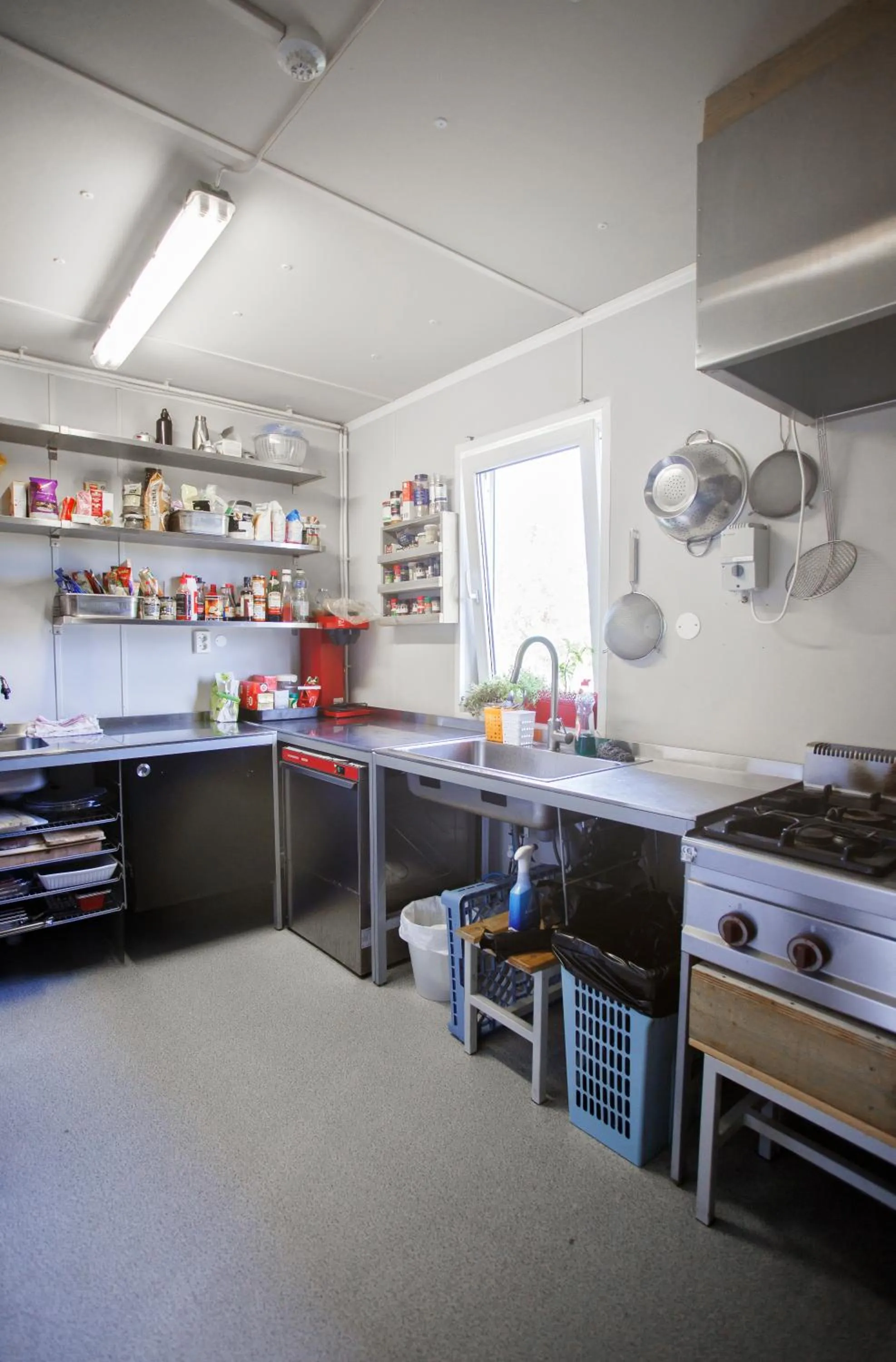 Communal kitchen in Hestaland Guesthouse Horse Farm Stay
