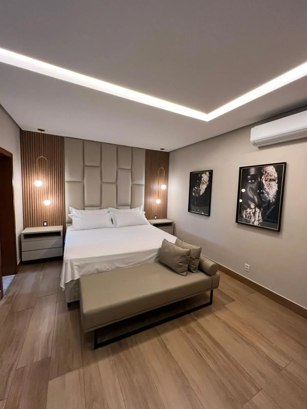 Bed in Pousada do Batata