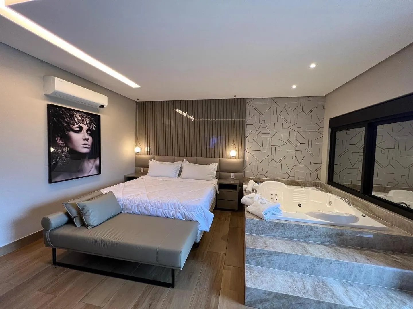 Bed in Pousada do Batata