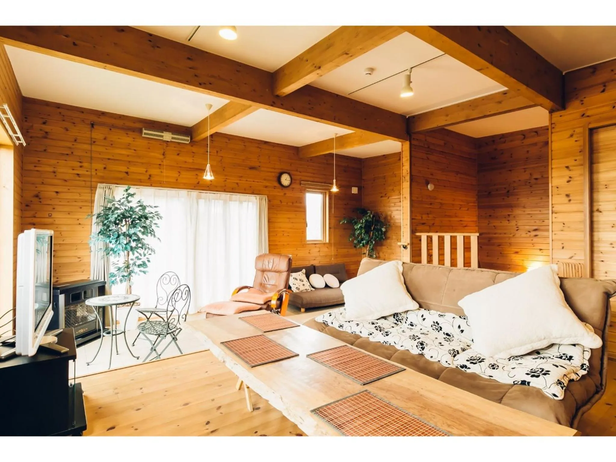 TV and multimedia in LAKE view PRIVATE log house