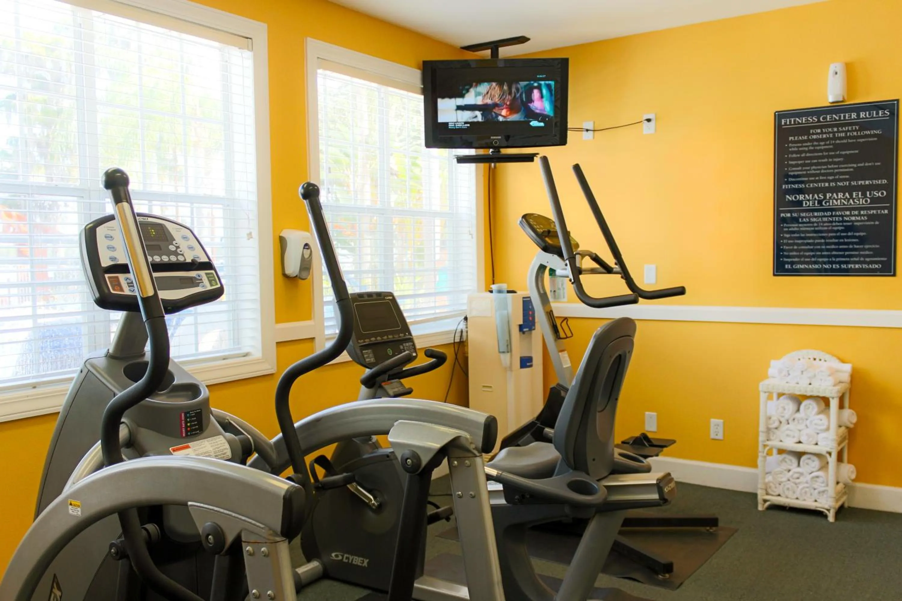 Fitness centre/facilities in Hilton Vacation Club Grand Beach Orlando