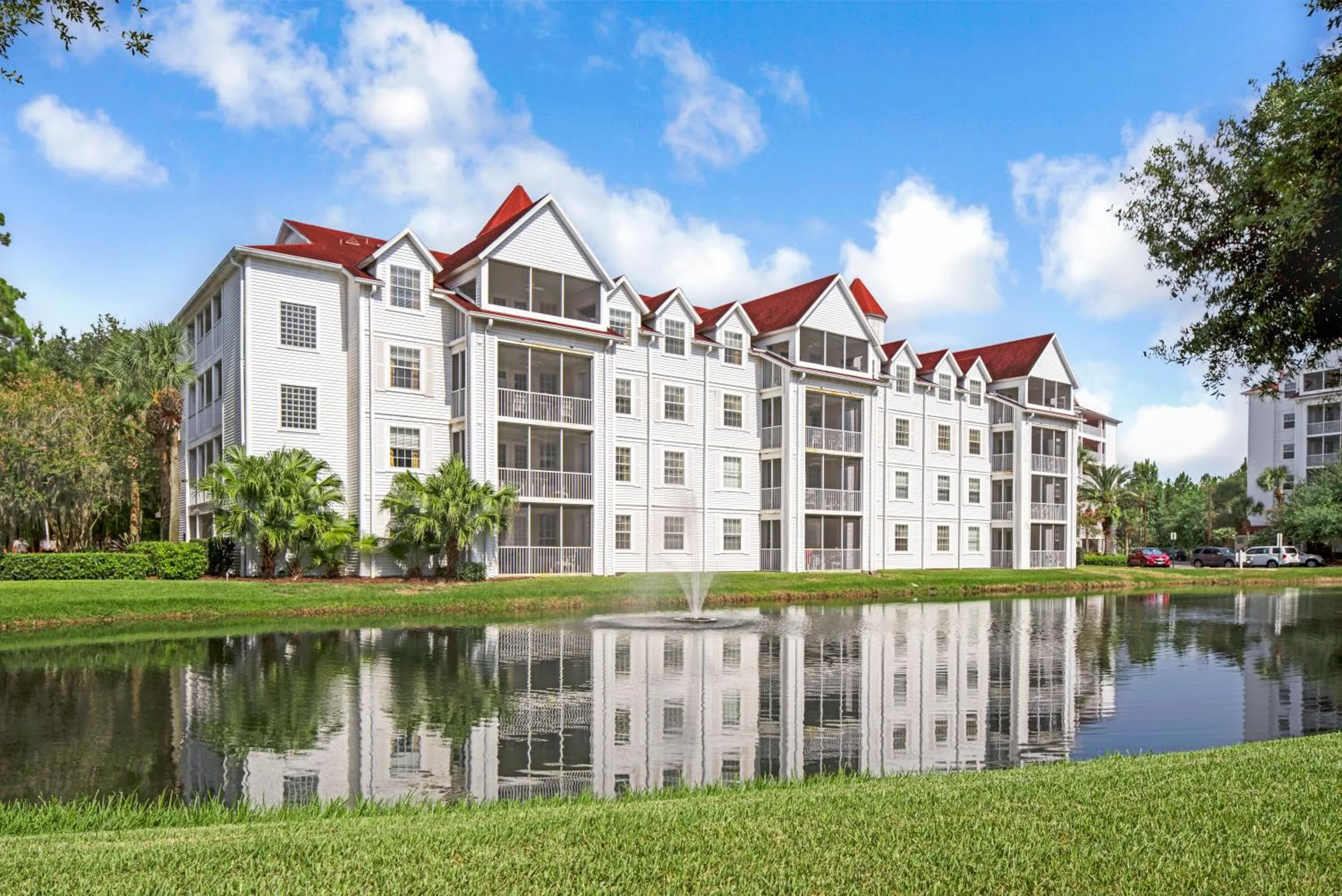 Property building in Hilton Vacation Club Grand Beach Orlando
