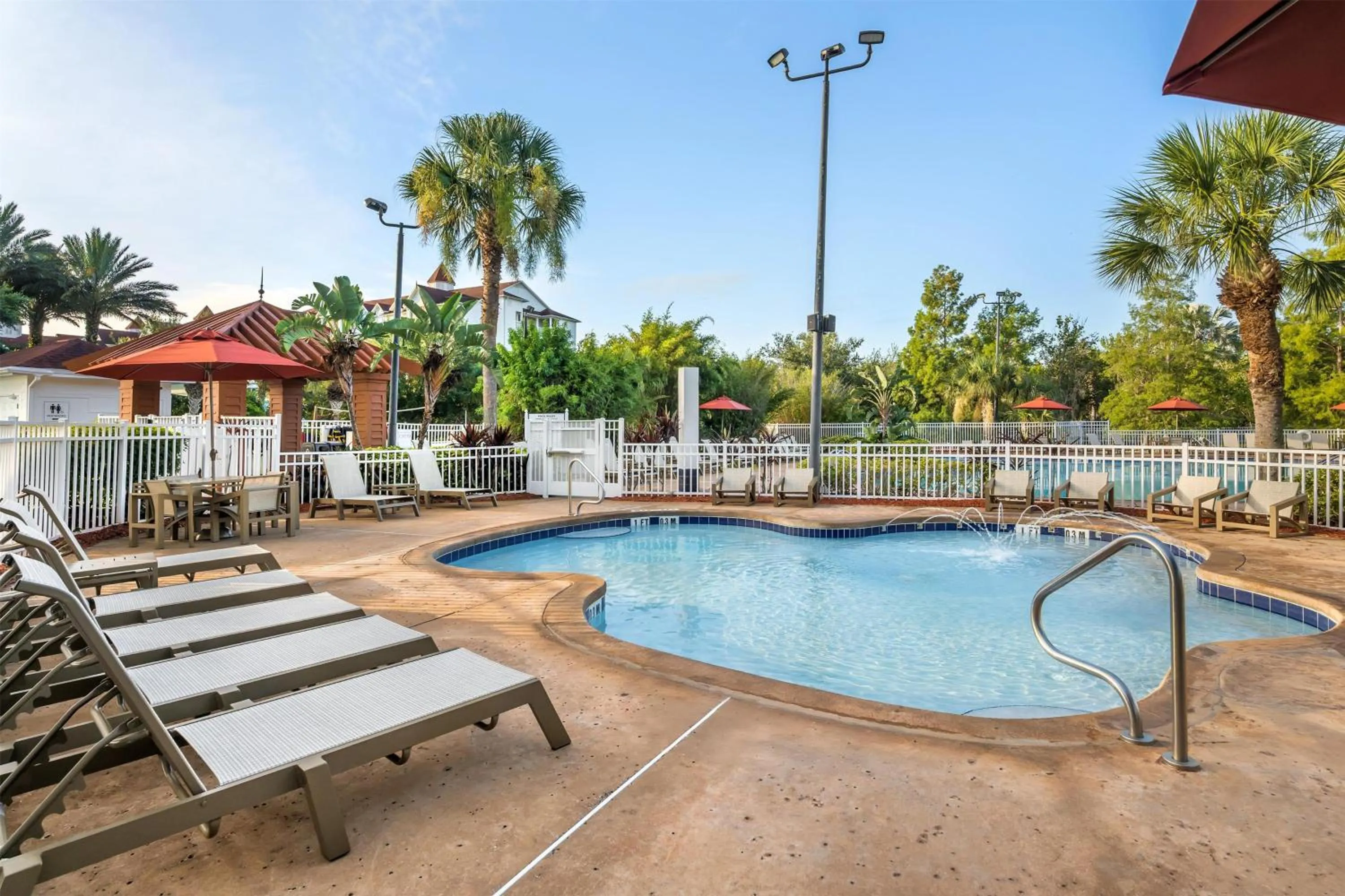 Pool view in Hilton Vacation Club Grand Beach Orlando