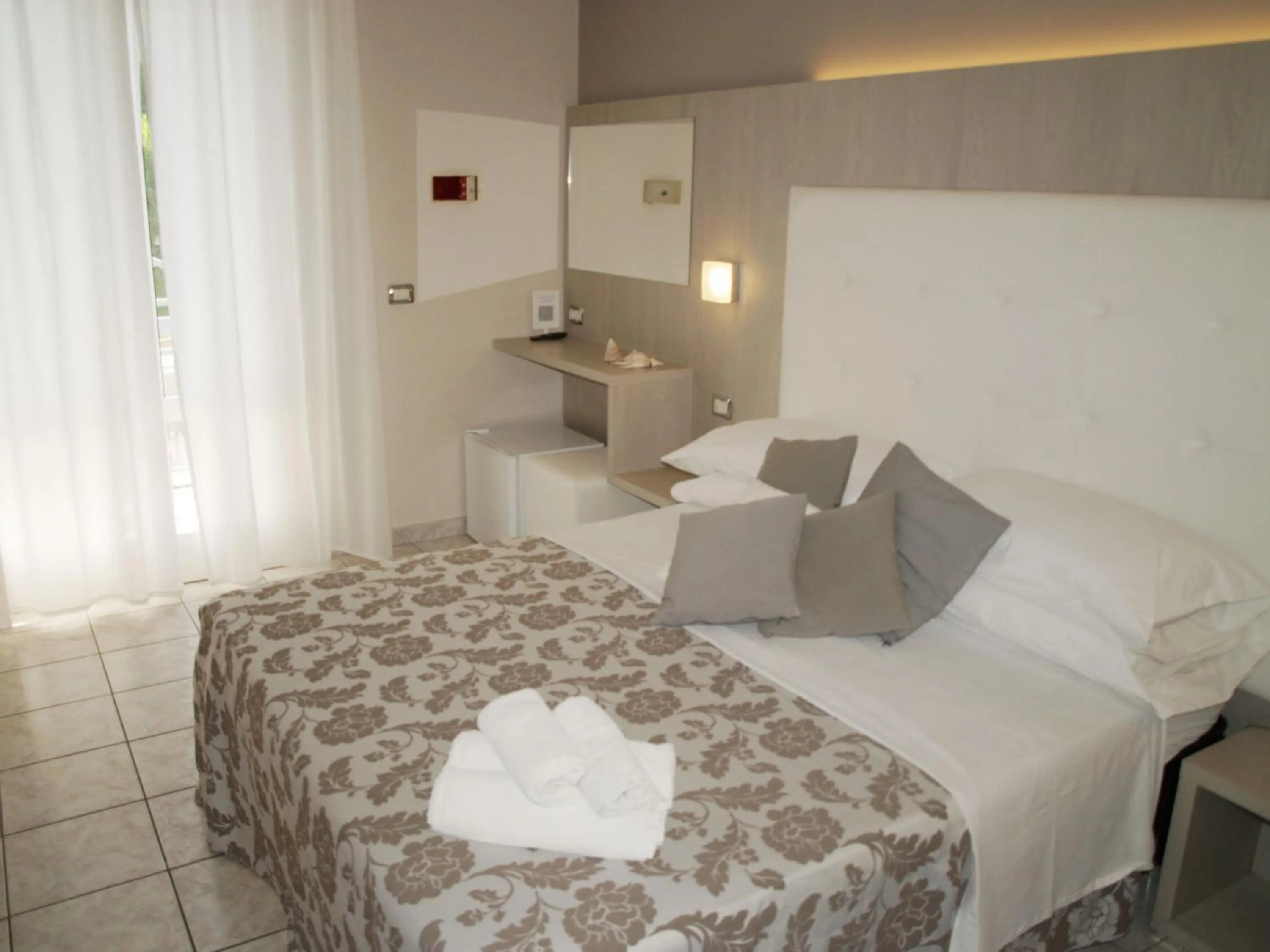 Bed in Hotel Stefan Room & Breakfast