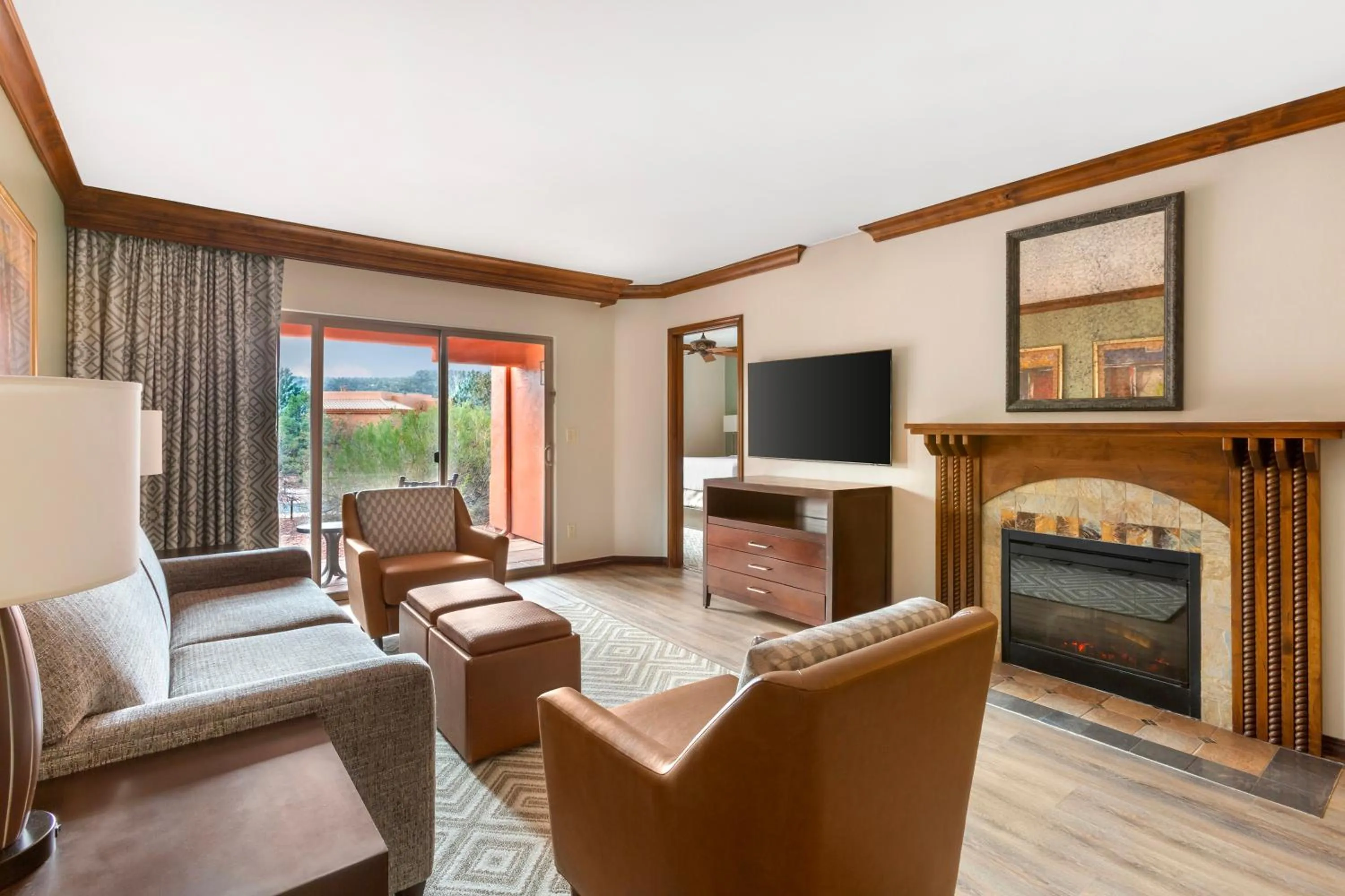 Living room in Hilton Vacation Club Sedona Summit