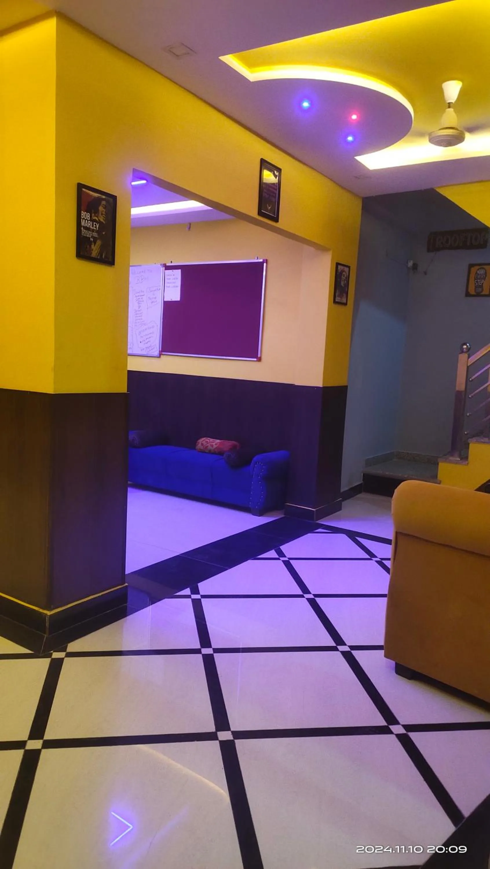 Seating area in Big Brother hostel Hotel