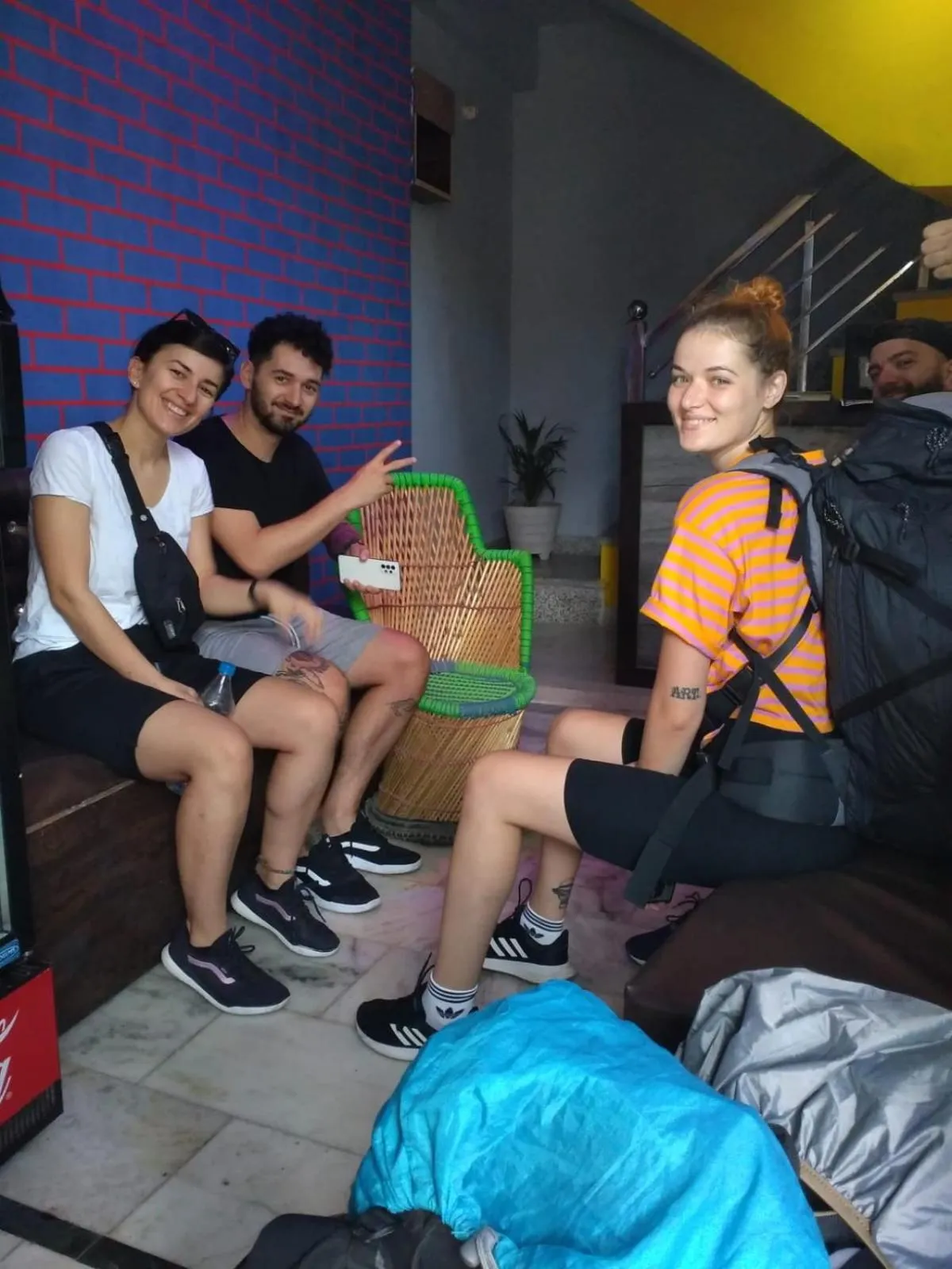 Seating area in Big Brother hostel Hotel