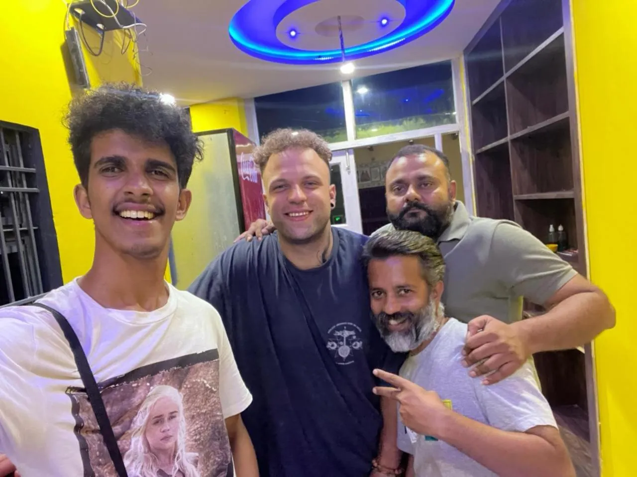 group of guests in Big Brother hostel Hotel