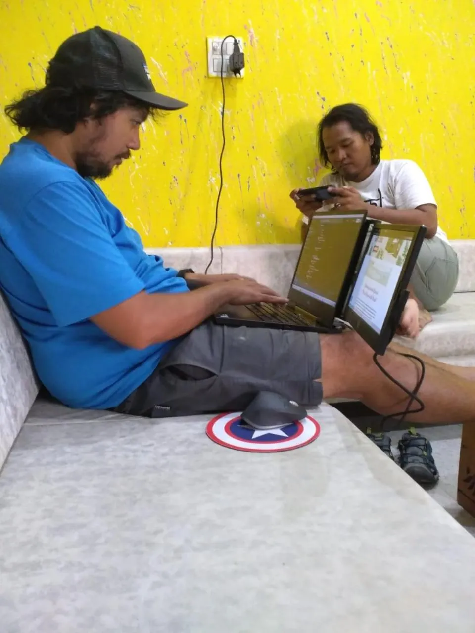 Guests in Big Brother hostel Hotel