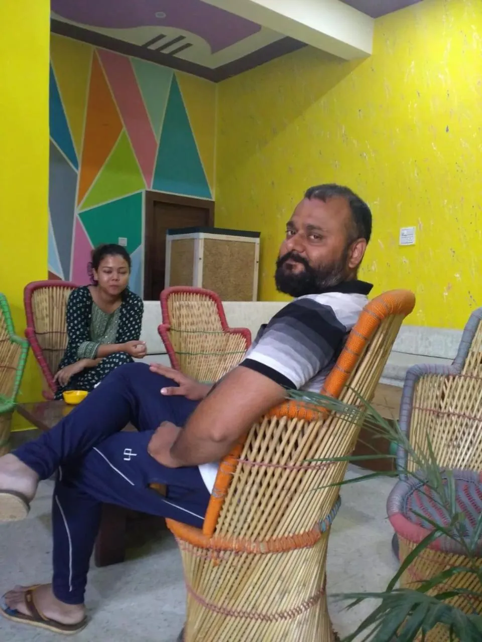 Seating area in Big Brother hostel Hotel