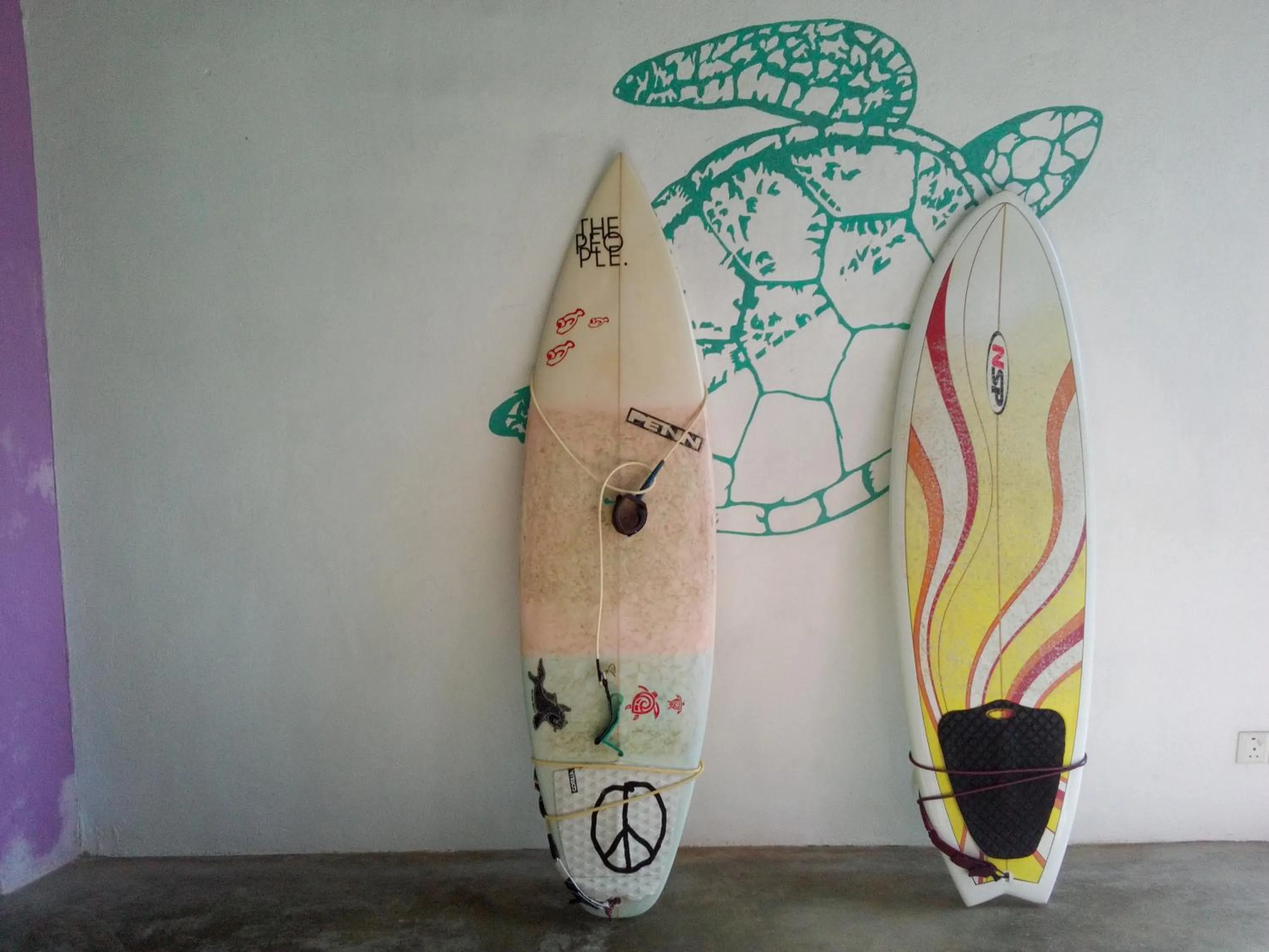 Decorative detail in Turtle Eco Beach