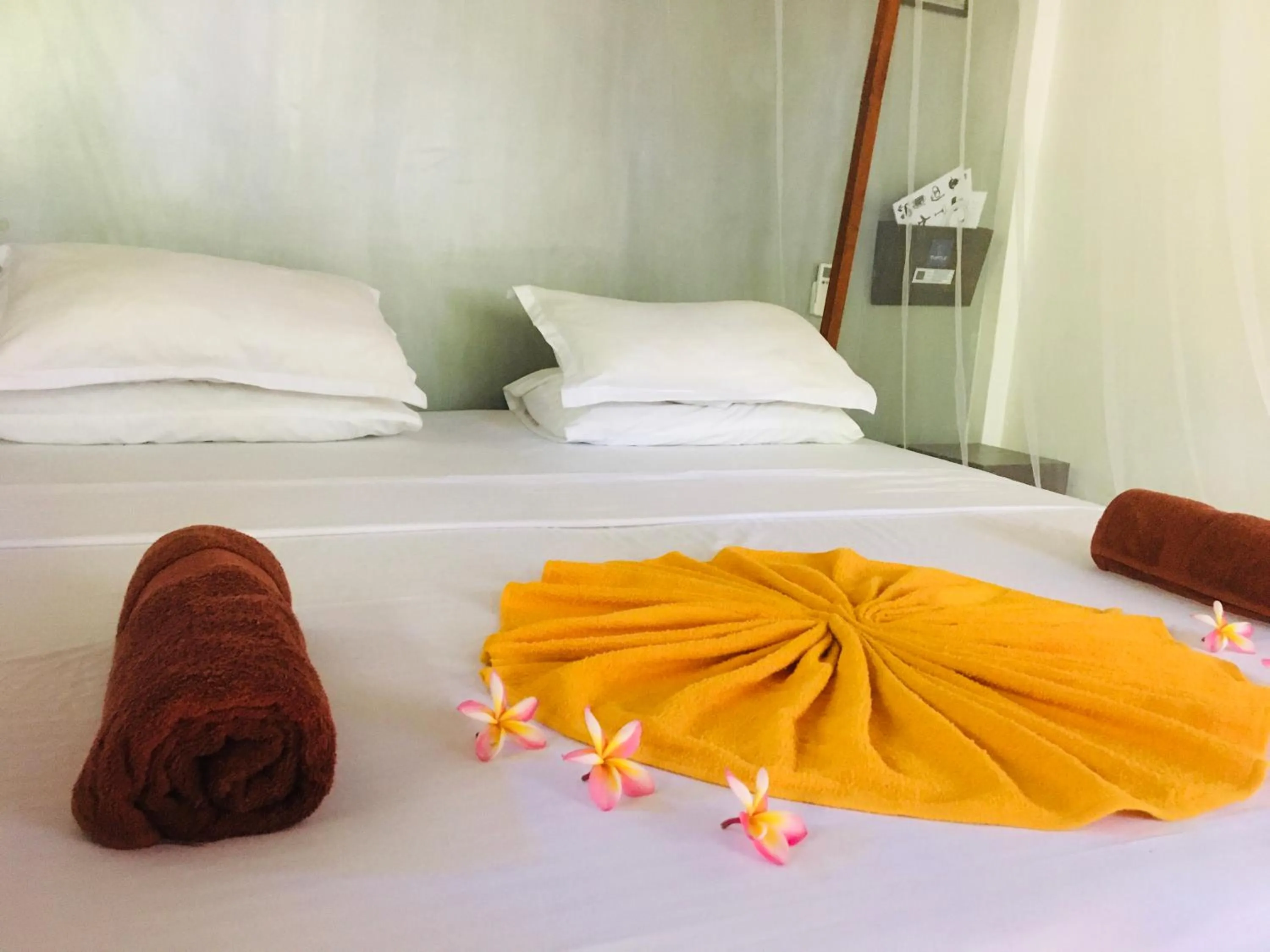 Bed in Turtle Eco Beach