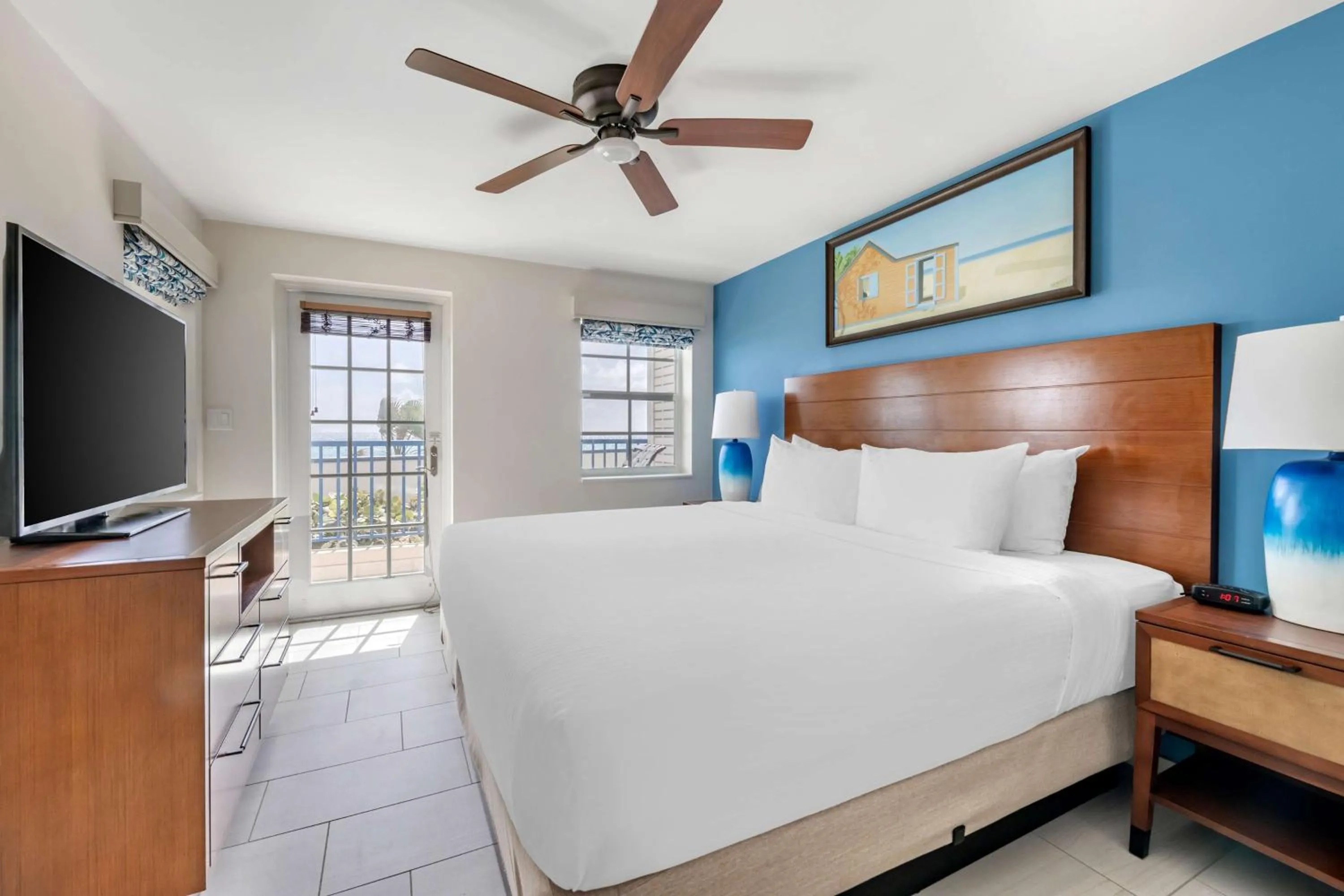 Bed in Hilton Vacation Club Flamingo Beach Sint Maarten