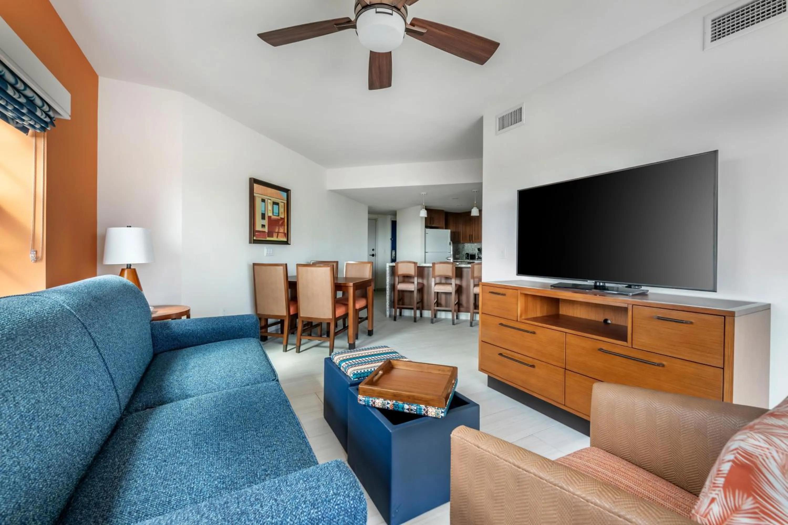 Kitchen or kitchenette in Hilton Vacation Club Flamingo Beach Sint Maarten