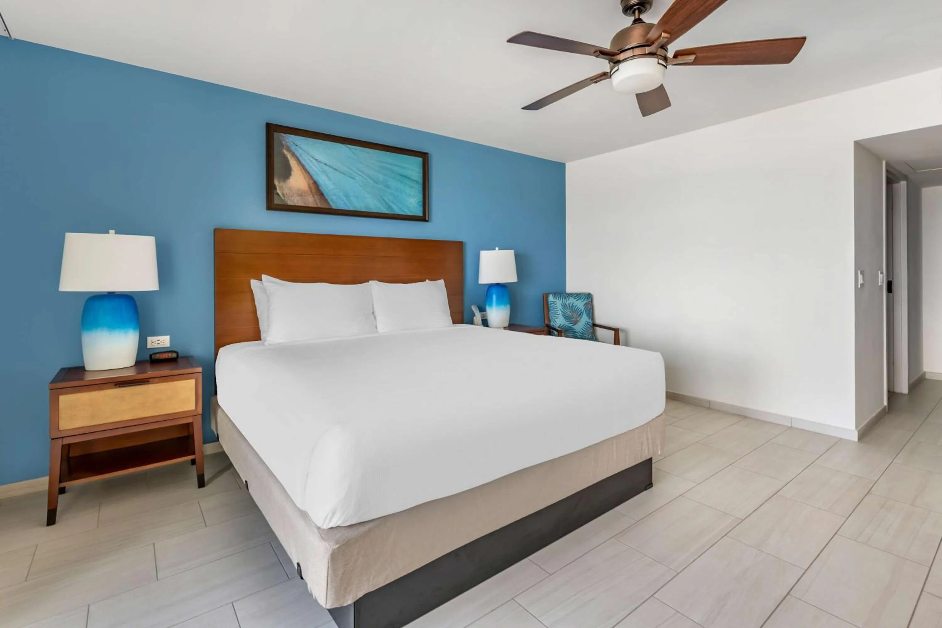 Bed in Hilton Vacation Club Flamingo Beach Sint Maarten