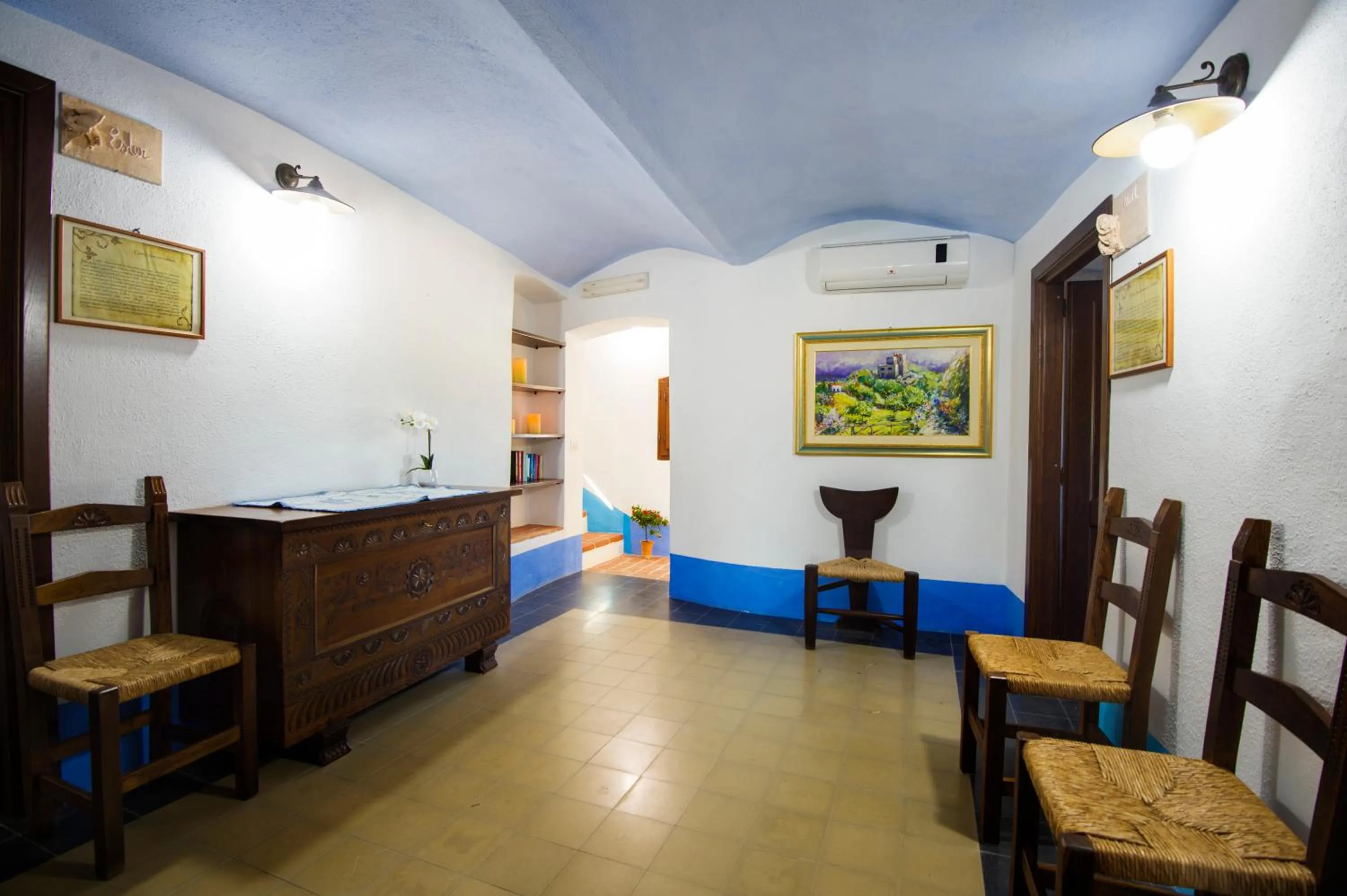 Living room in Castello Malicas