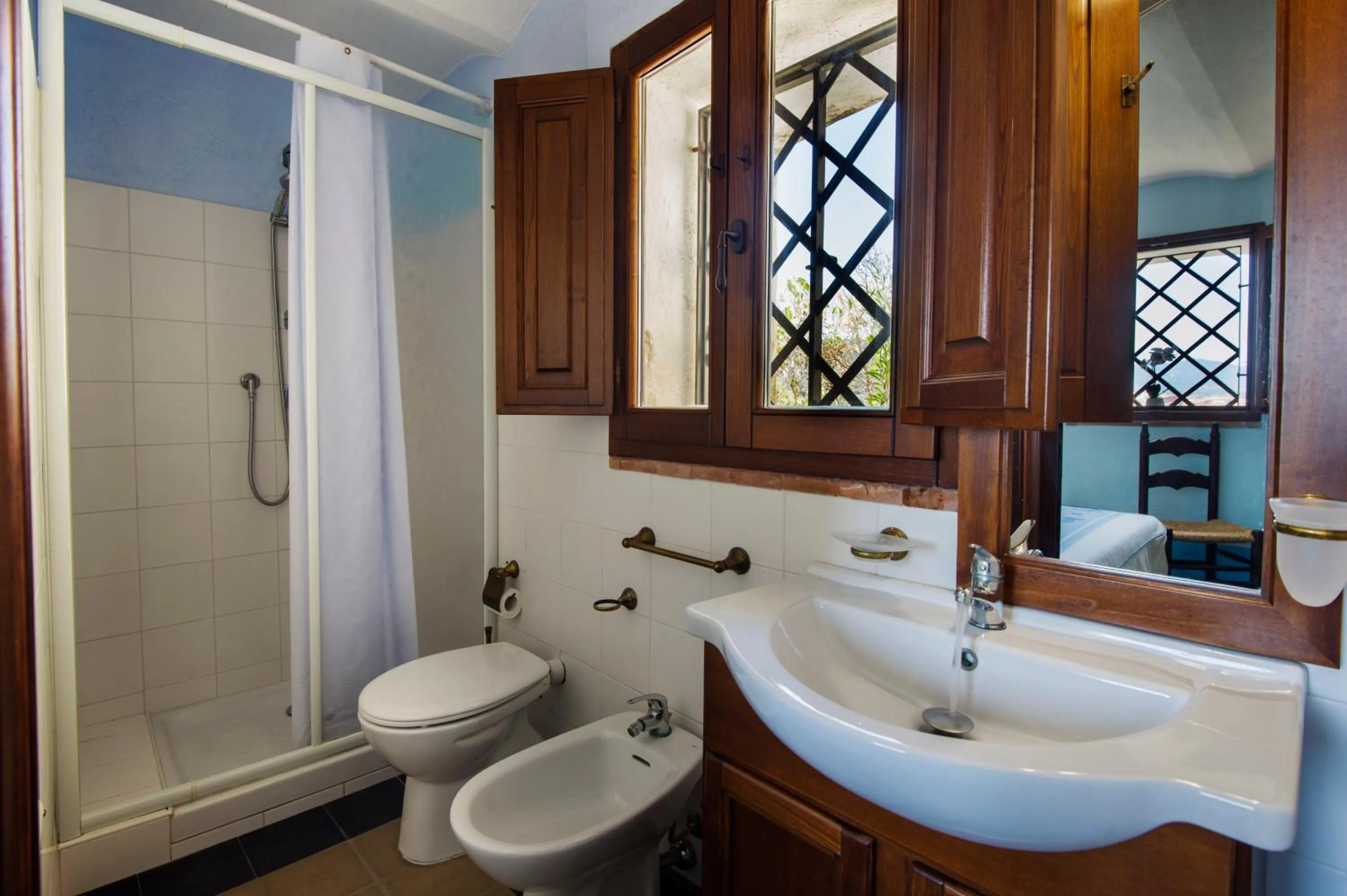 Bathroom in Castello Malicas