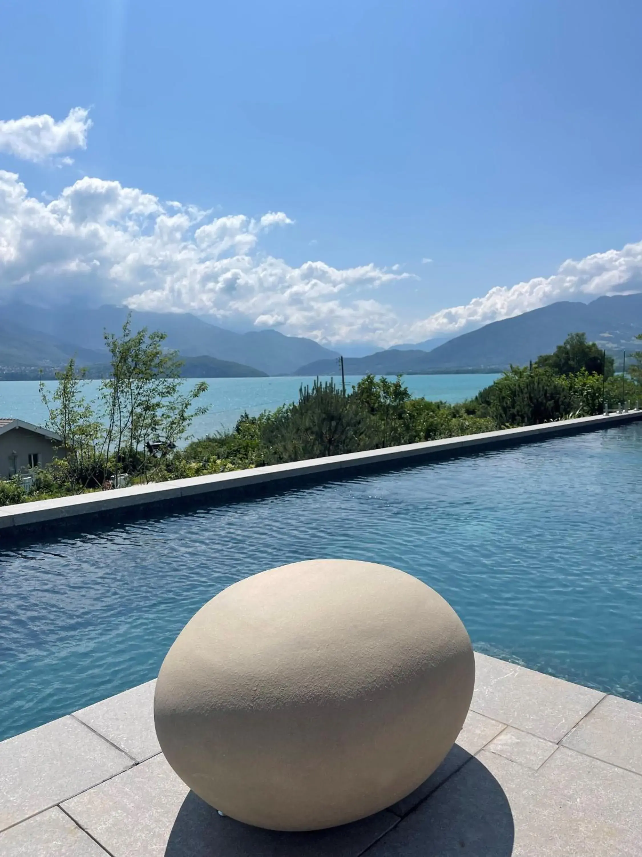 Pool view in Hôtel Beauregard, The Originals Relais Pool view in Hôtel Beauregard, The Originals Relais