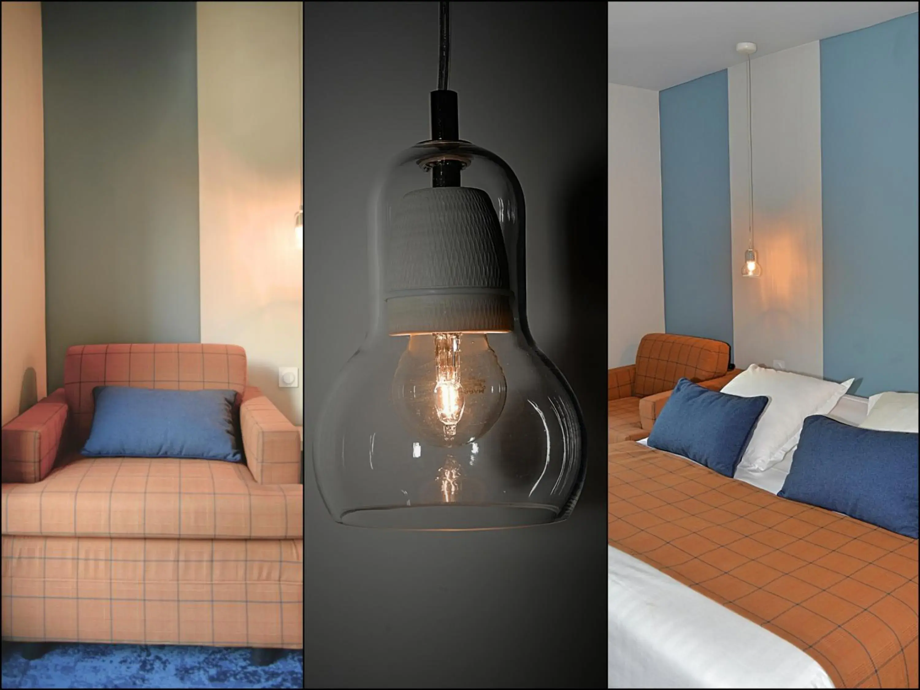 Bedroom, Bed in Hôtel Beauregard, The Originals Relais Bedroom, Bed in Hôtel Beauregard, The Originals Relais