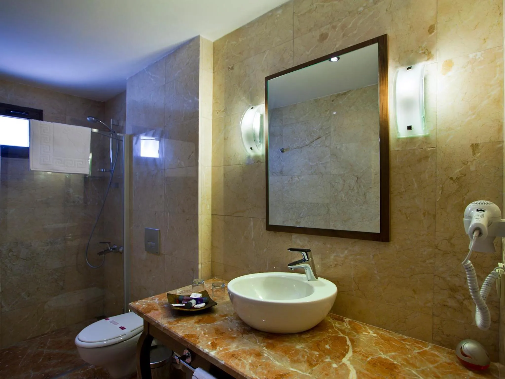 Toilet in Montana Hotel