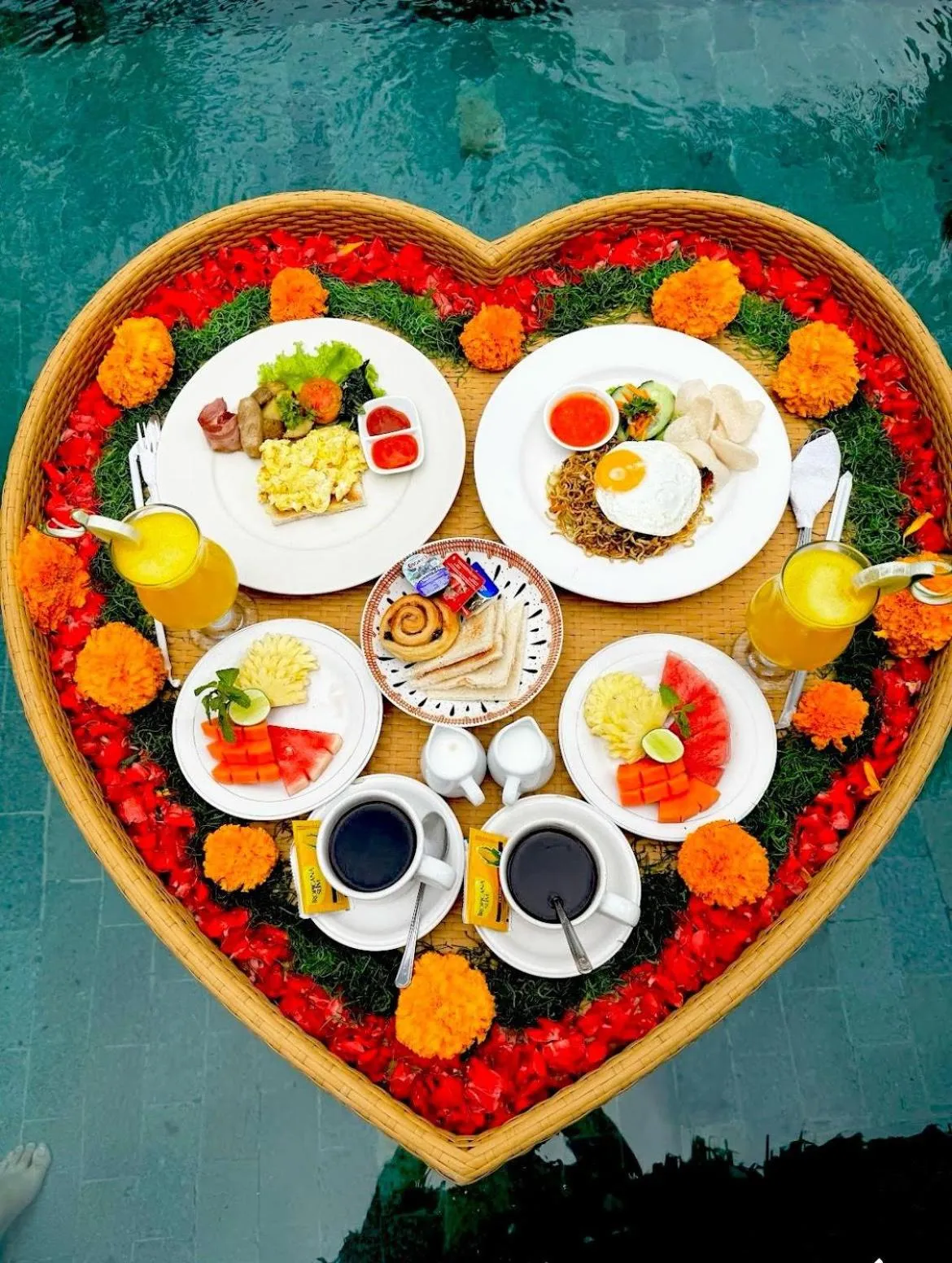 Food and drinks in Pondok Sebatu Eco Lodge