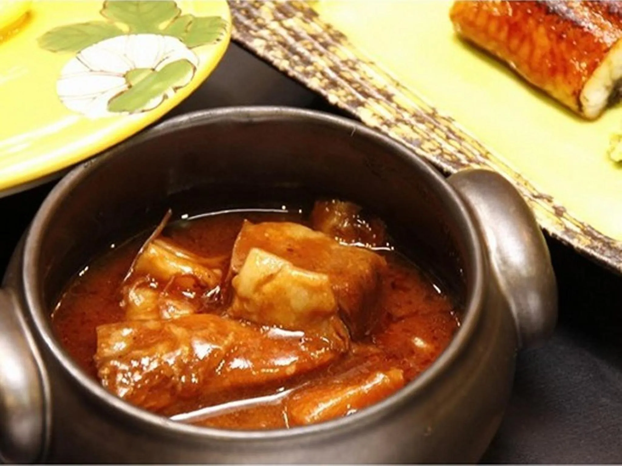 Food close-up in Hotel Yume-no-yu