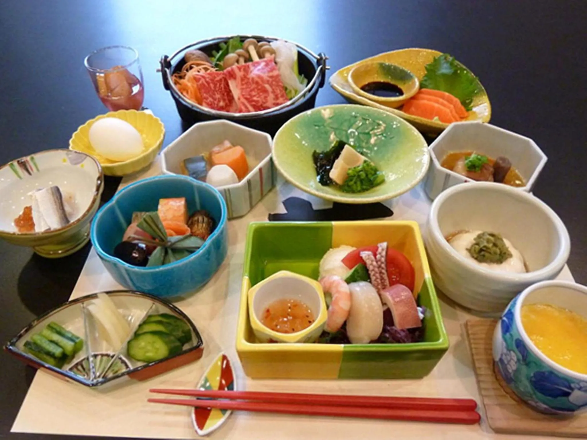 Dinner in Hotel Yume-no-yu