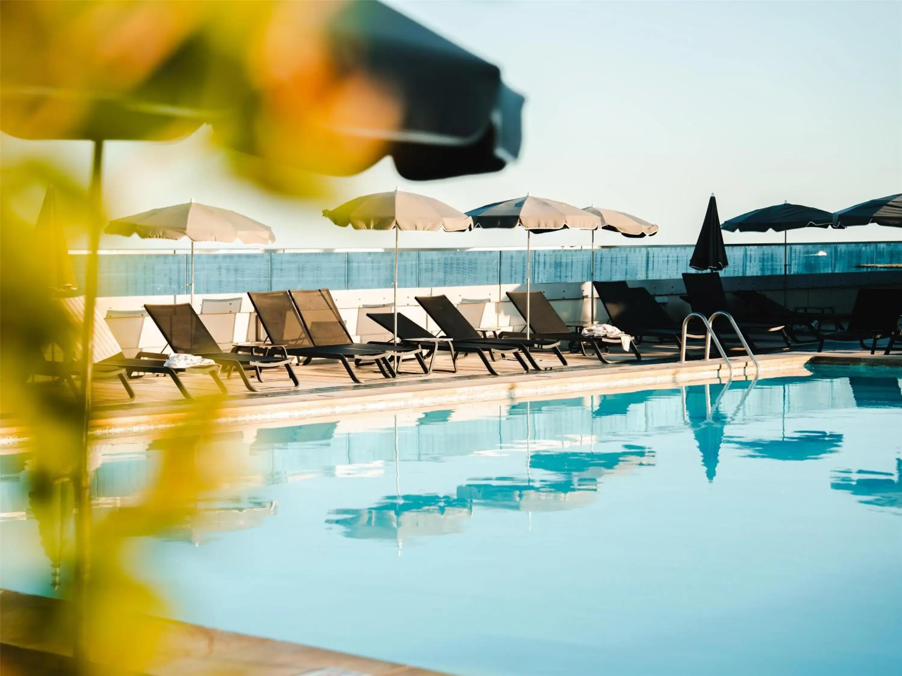 Pool view in Radisson Blu Hotel Nice Pool view in Radisson Blu Hotel Nice