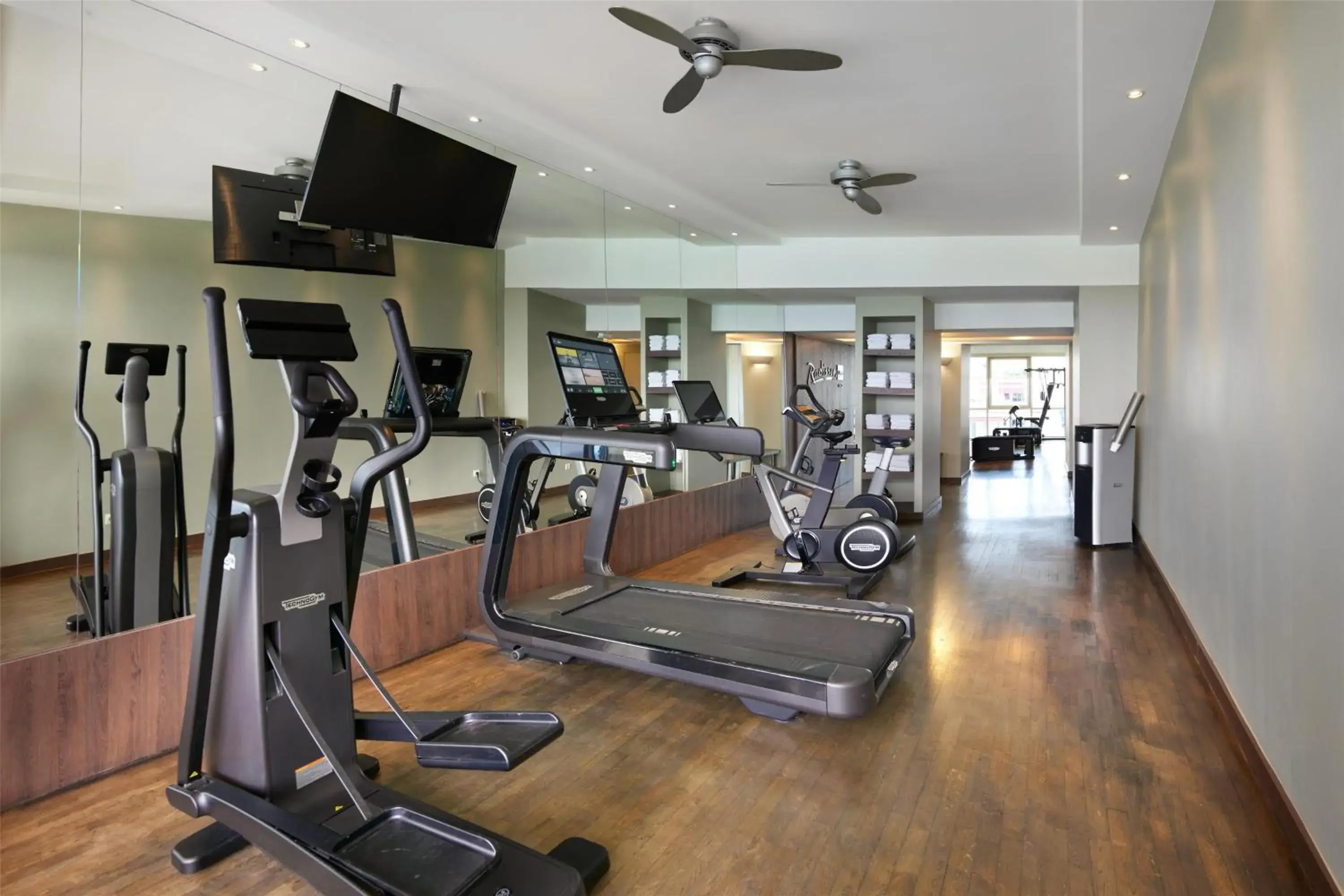 Fitness centre/facilities in Radisson Blu Hotel Nice Fitness centre/facilities in Radisson Blu Hotel Nice