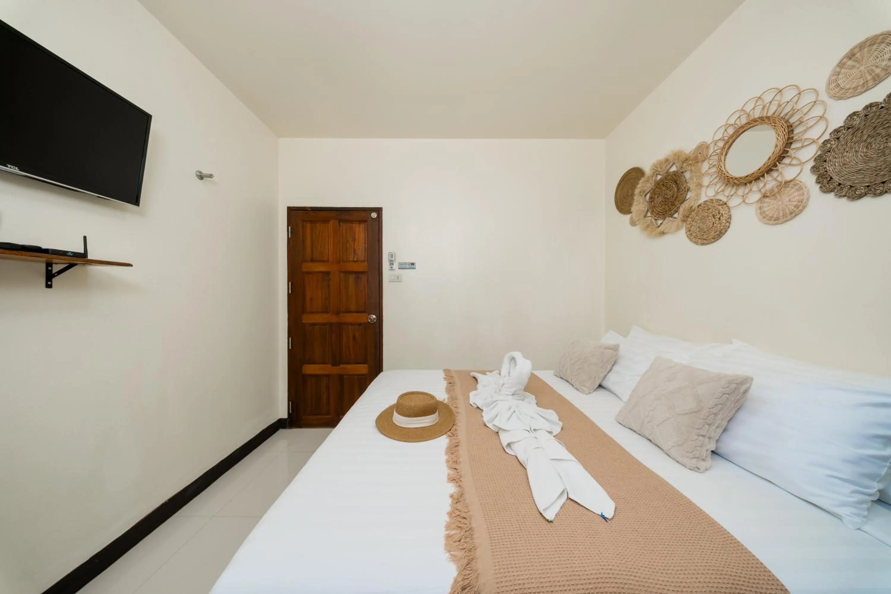 Bed in Green Garden House