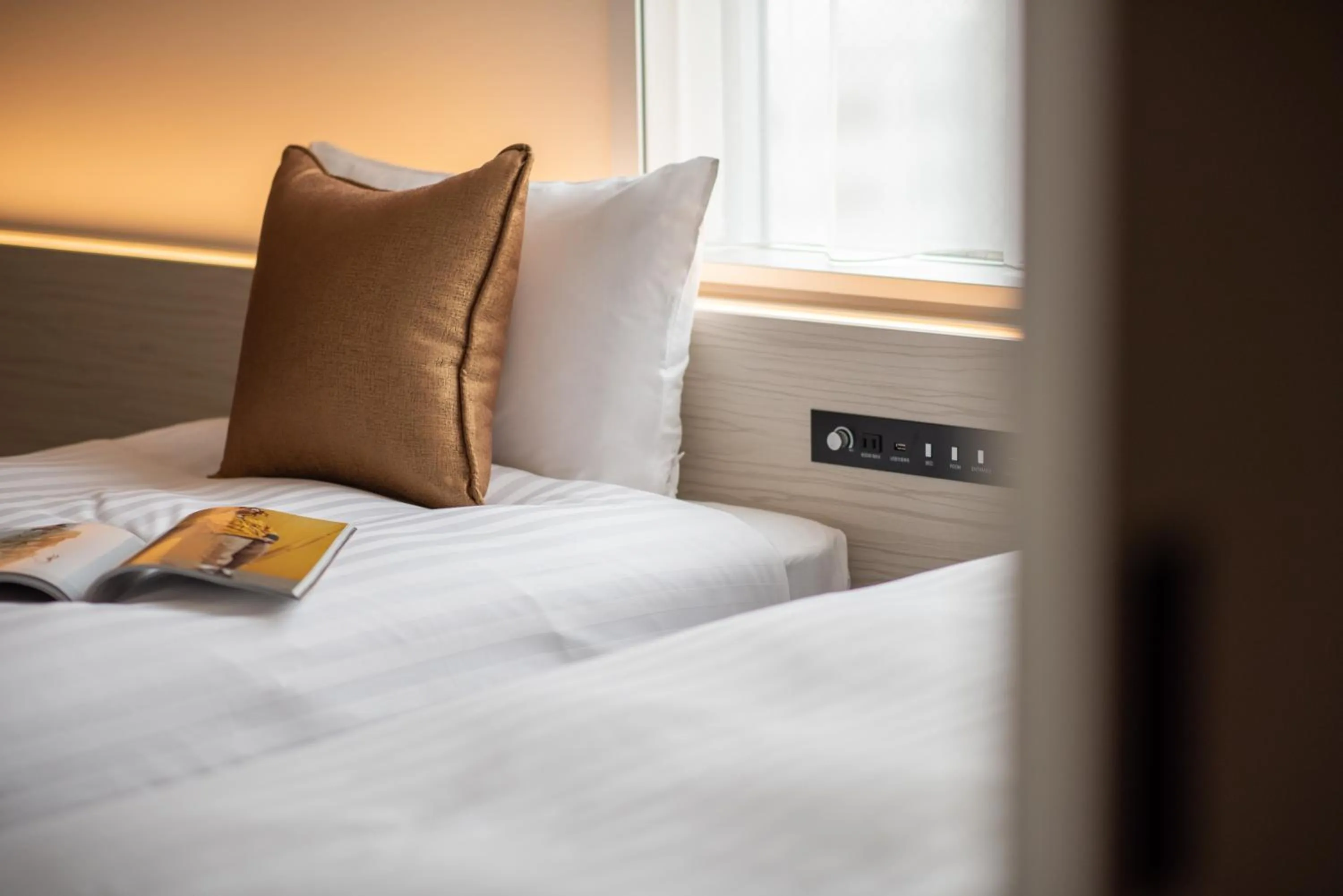 Bed in Hotel Vista Tokyo Tsukiji