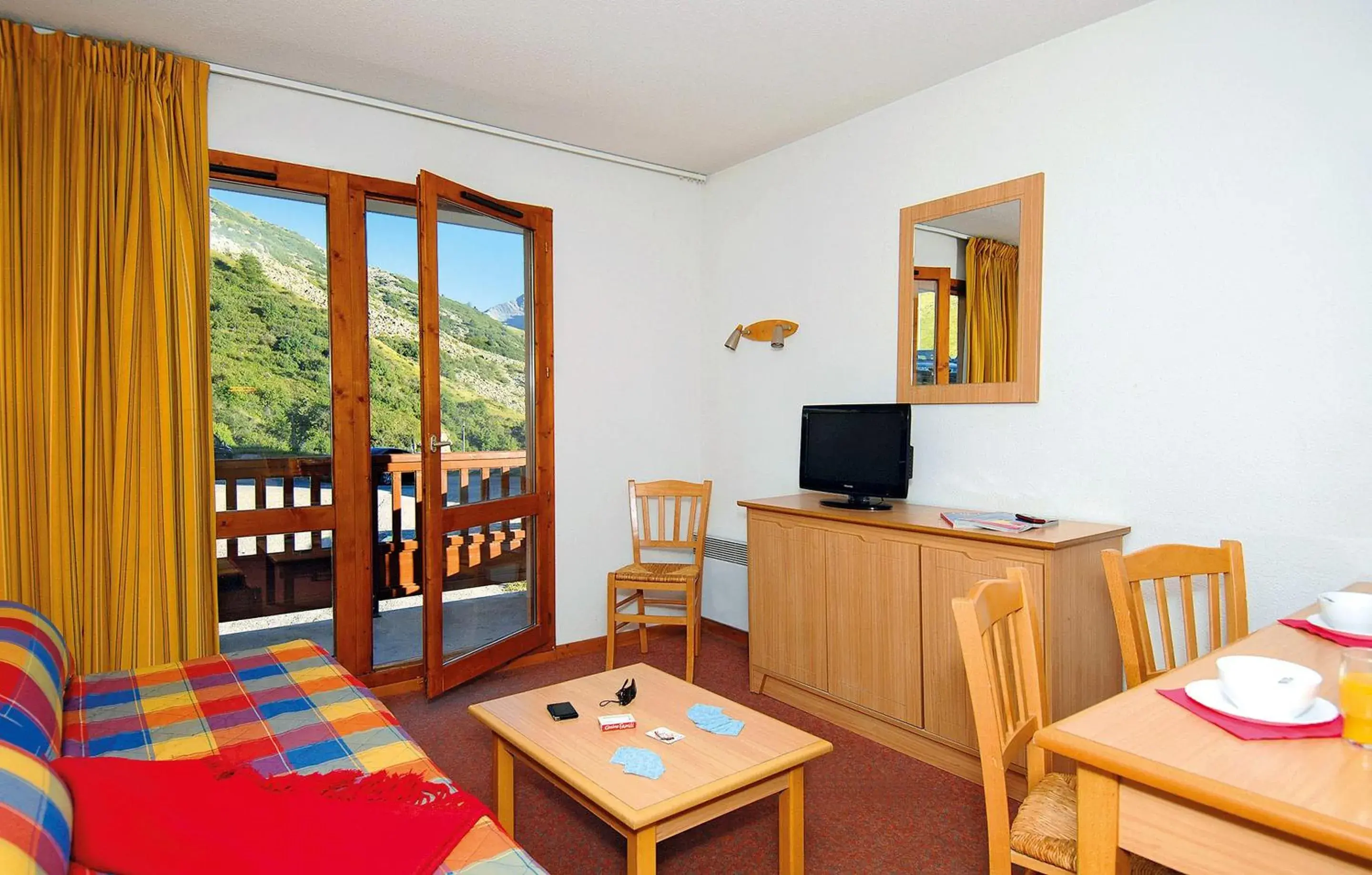 Seating area in Résidence Odalys Les Lumières de Neige Seating area in Résidence Odalys Les Lumières de Neige