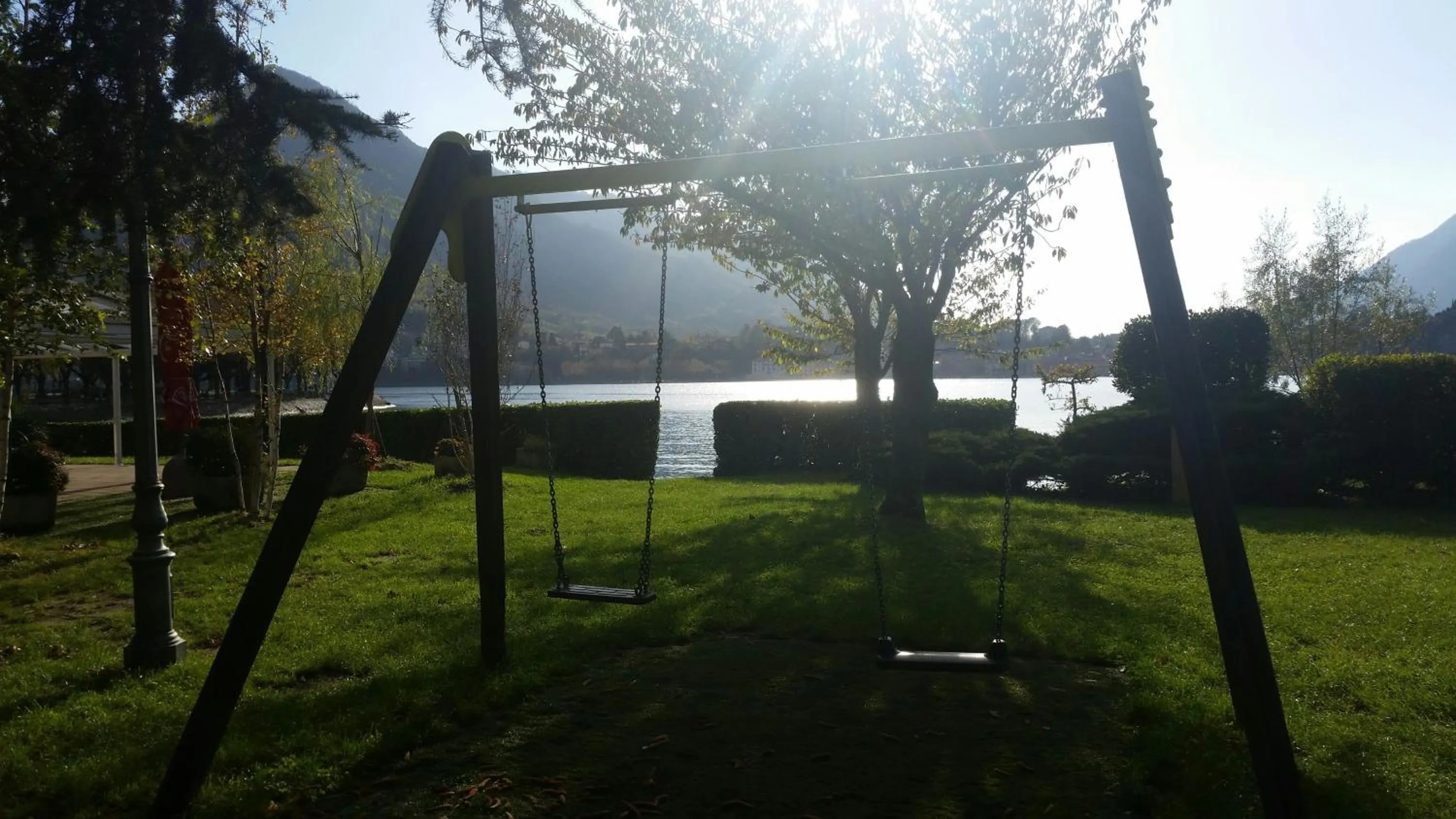 Children play ground in HLL Hotel Lungolago Lecco-Como Lake
