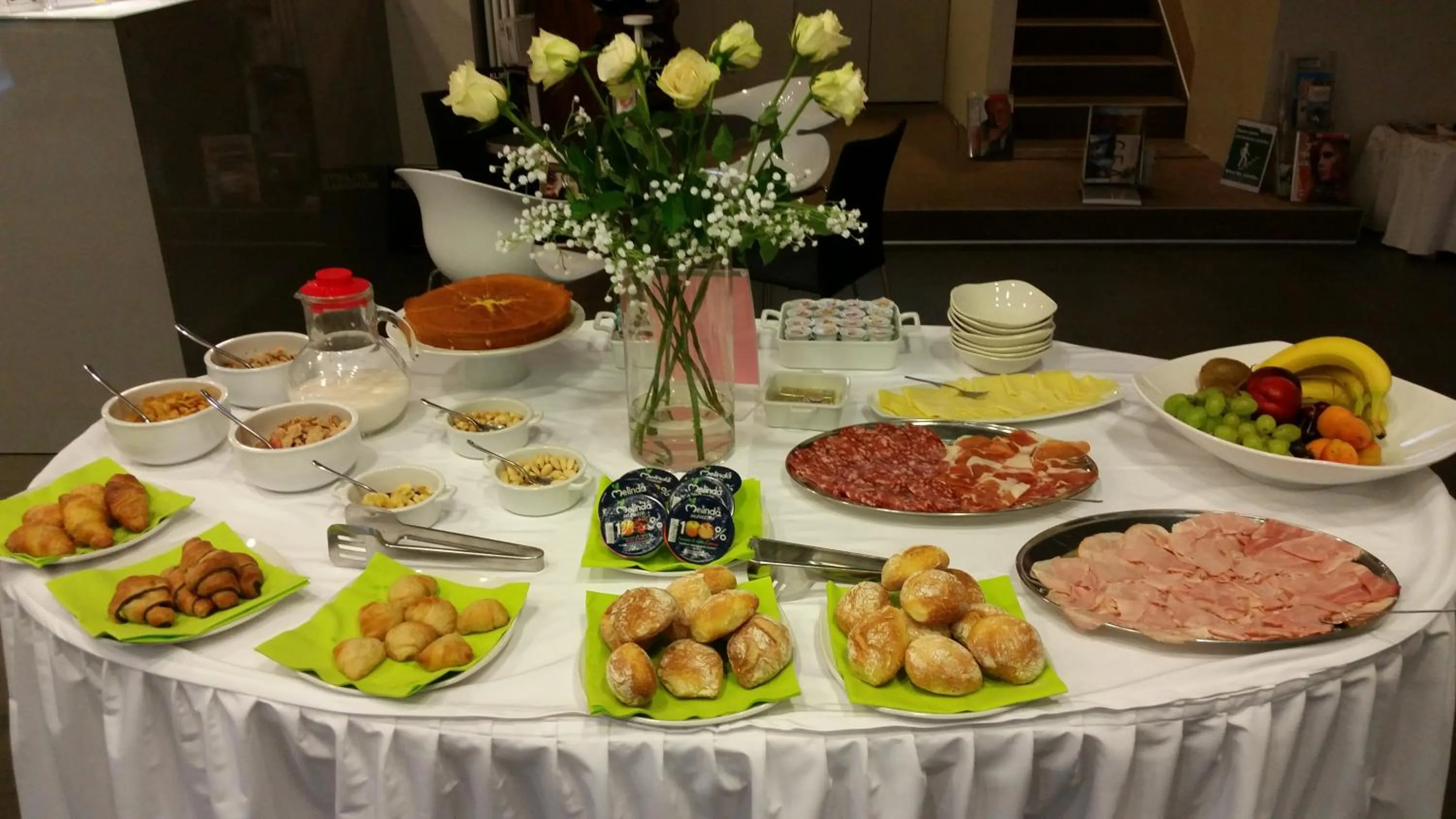 Food in HLL Hotel Lungolago Lecco-Como Lake