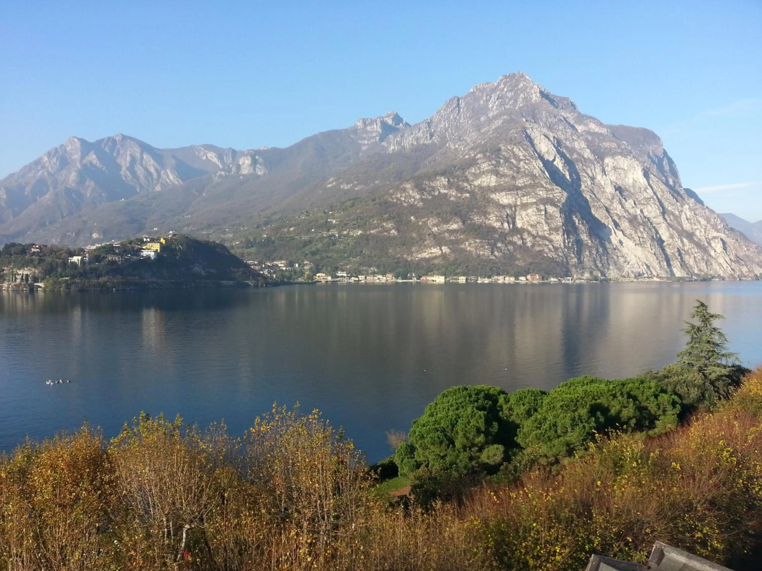 Bird's eye view in HLL Hotel Lungolago Lecco-Como Lake