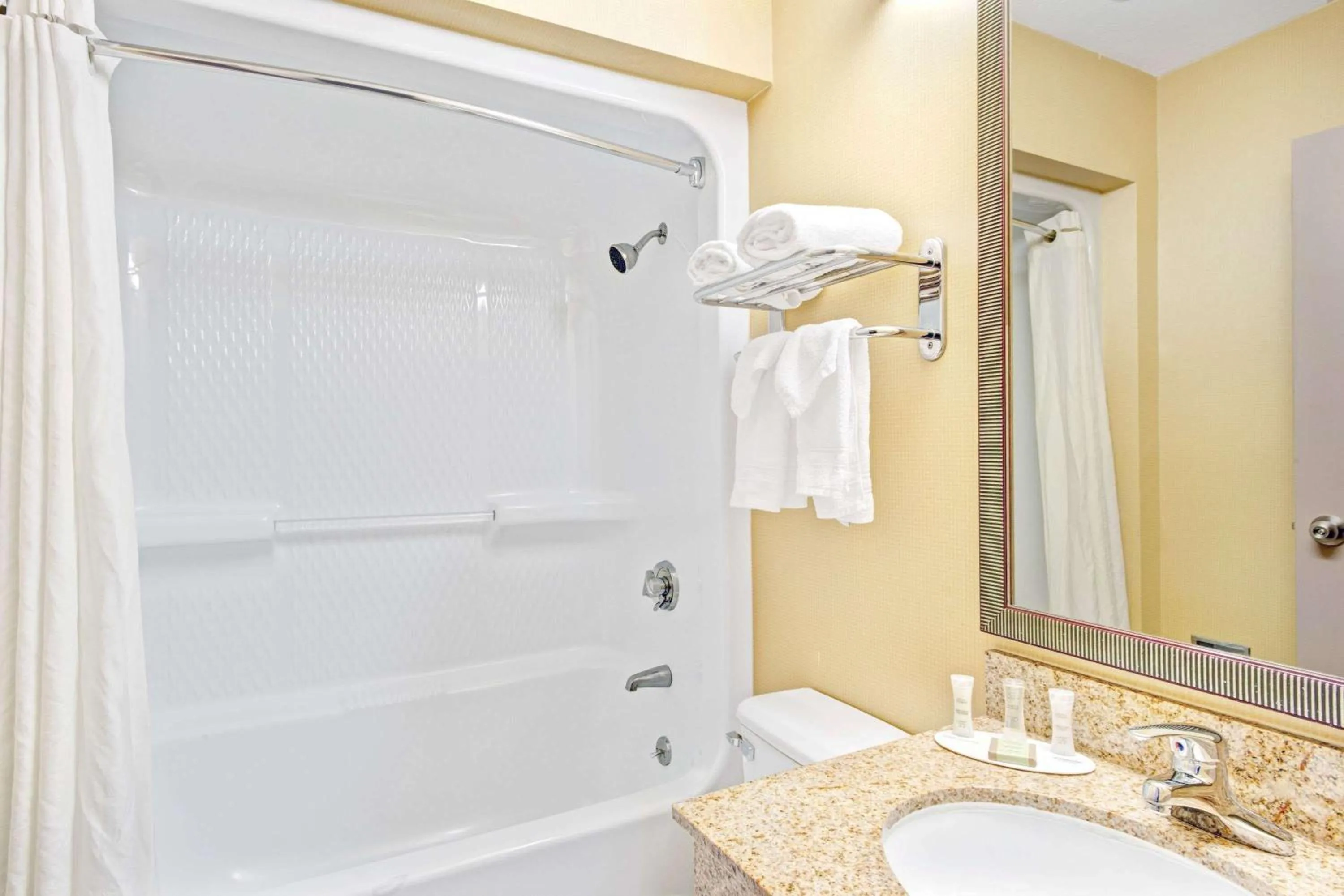 Bathroom in Super 8 by Wyndham Brockton