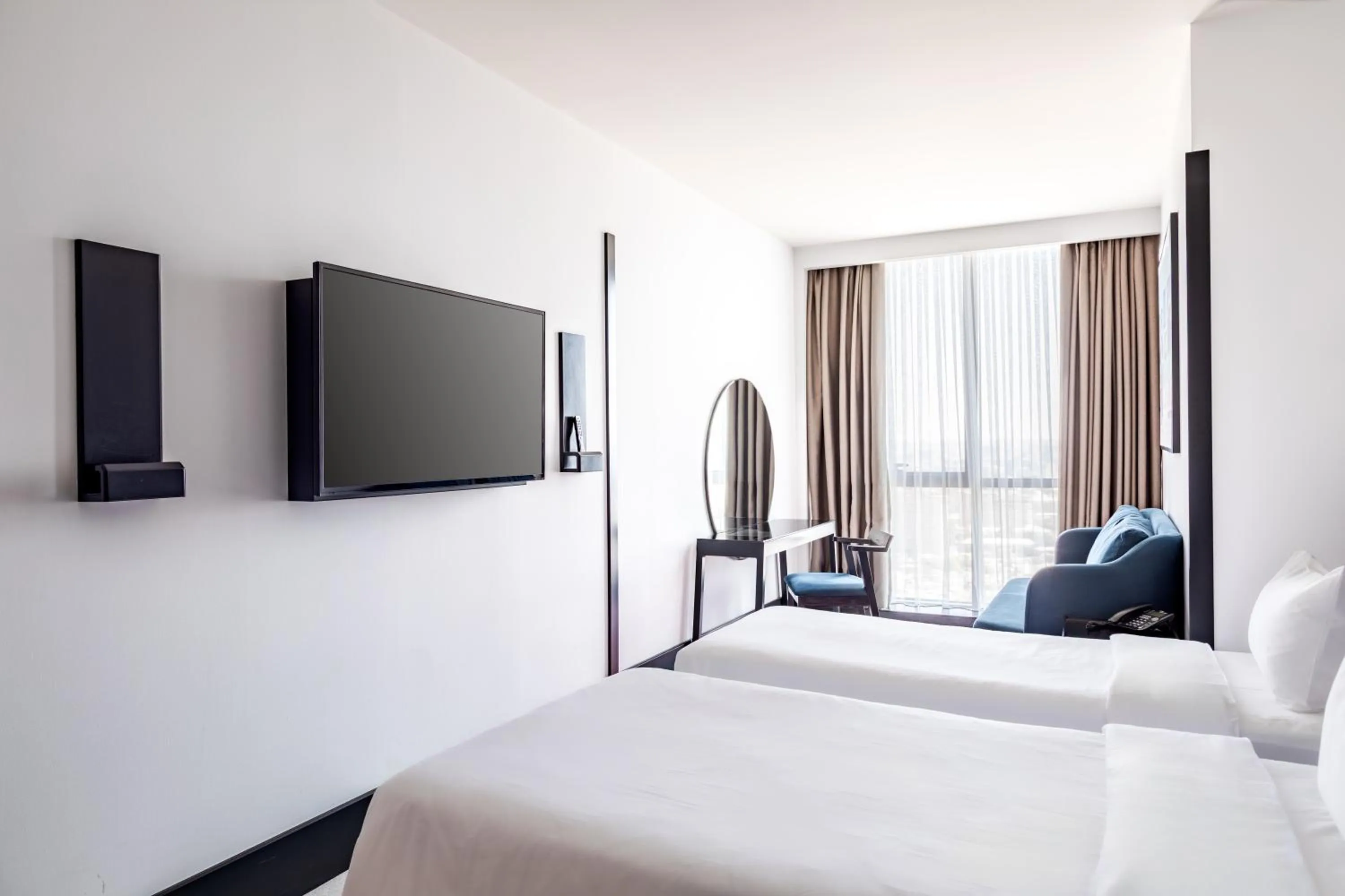 Bed in Mercure Baku City