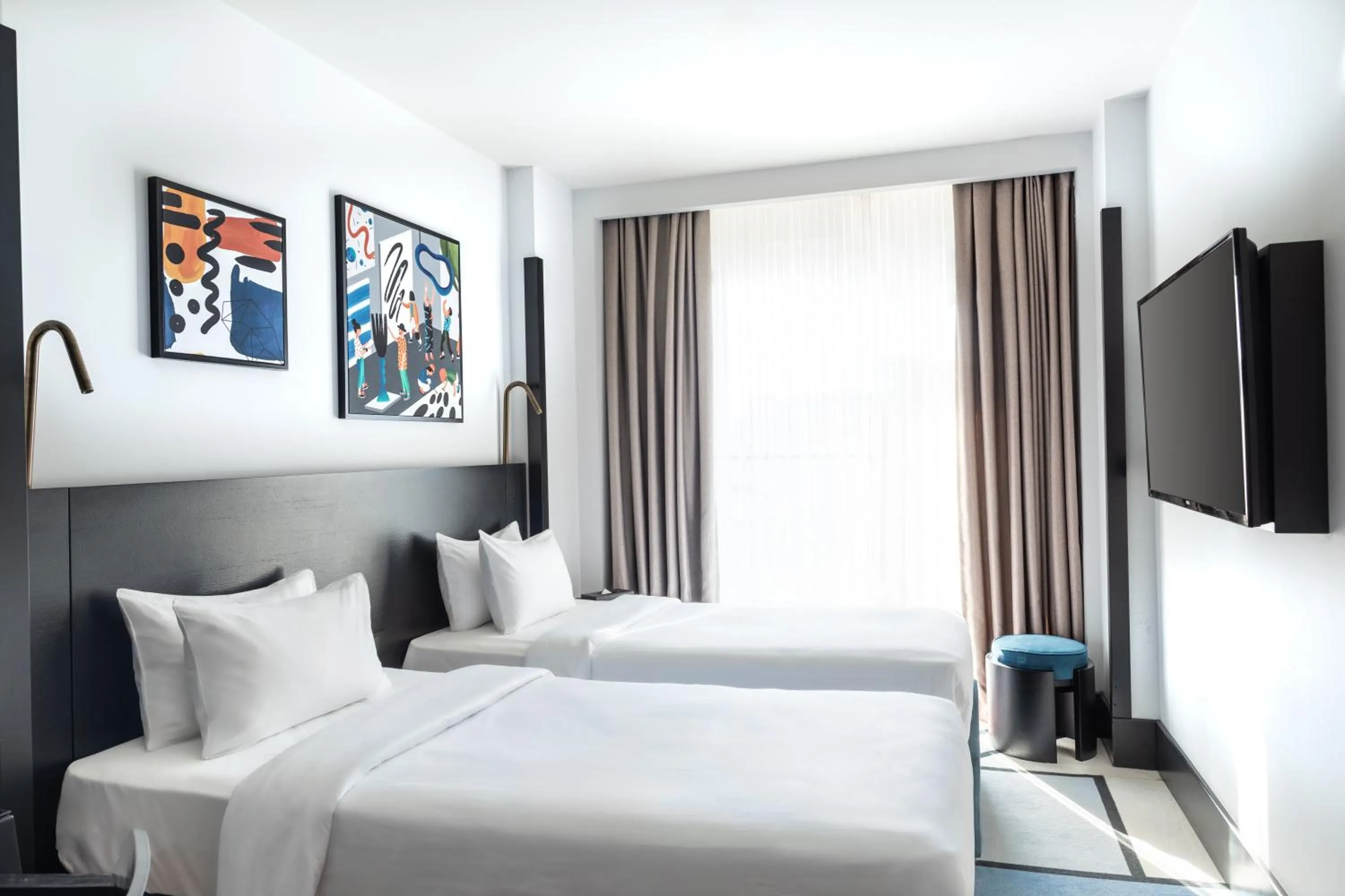 Bed in Mercure Baku City