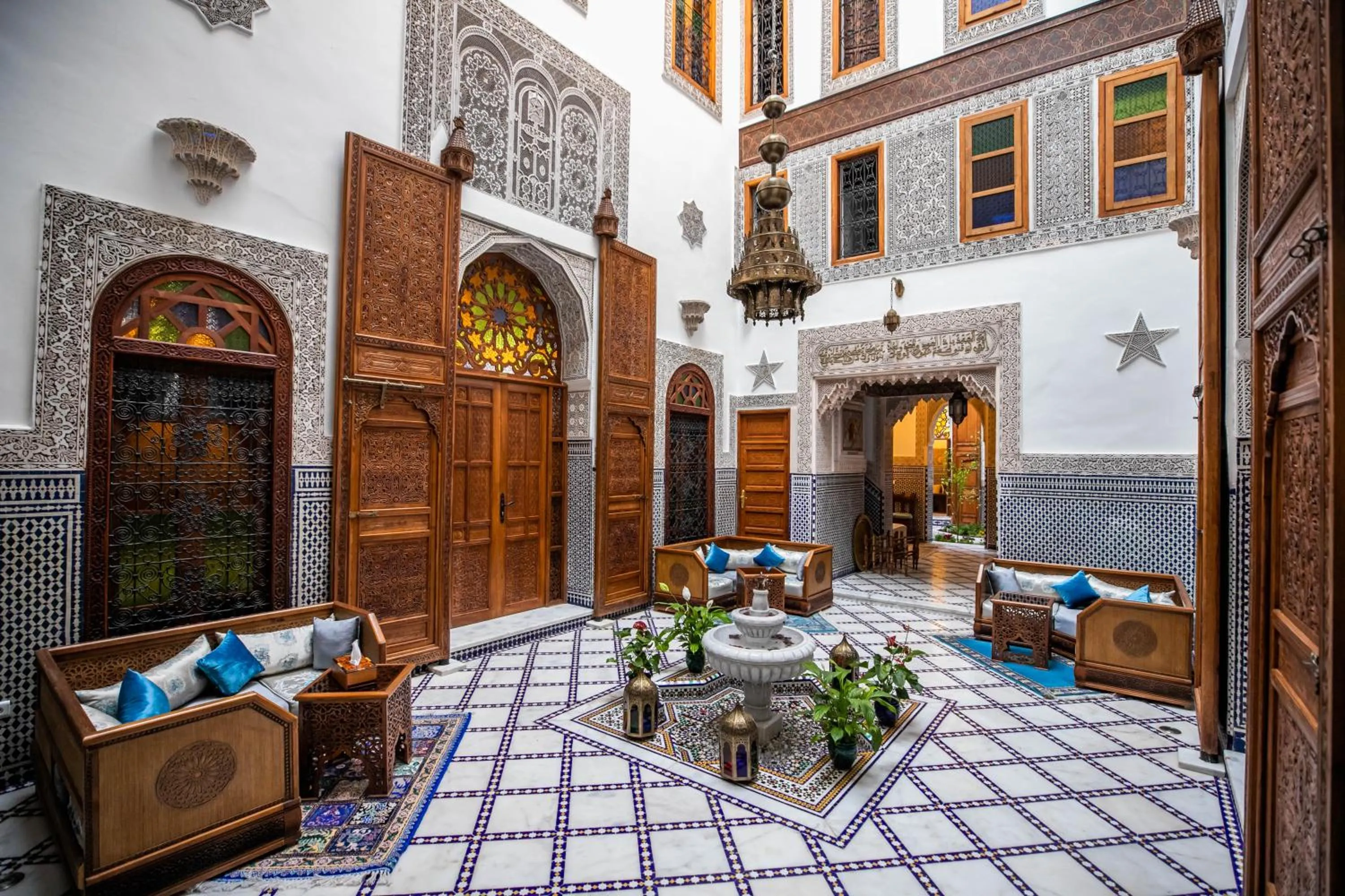 Patio in Riad Sidrat Fes