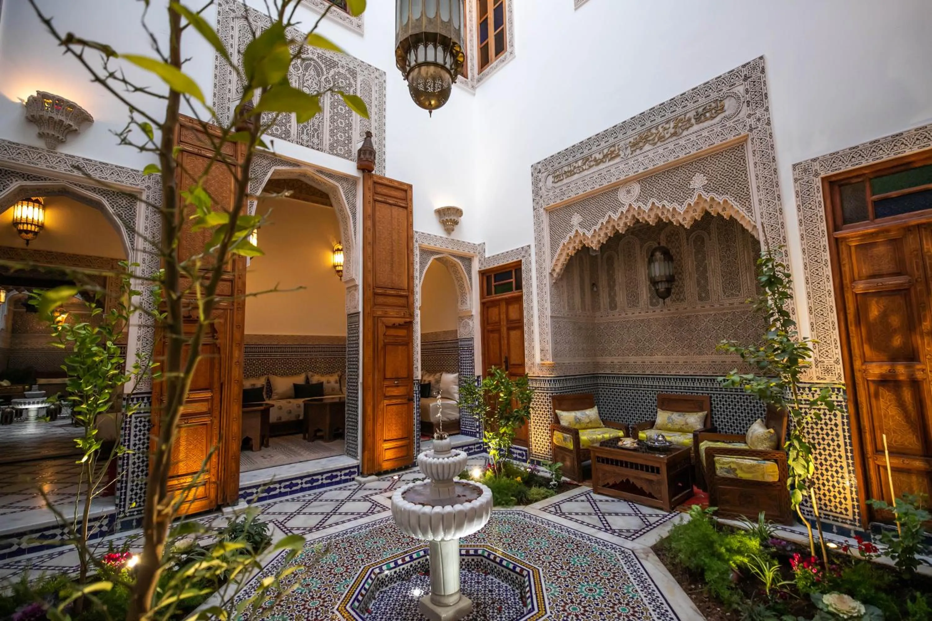 Garden in Riad Sidrat Fes