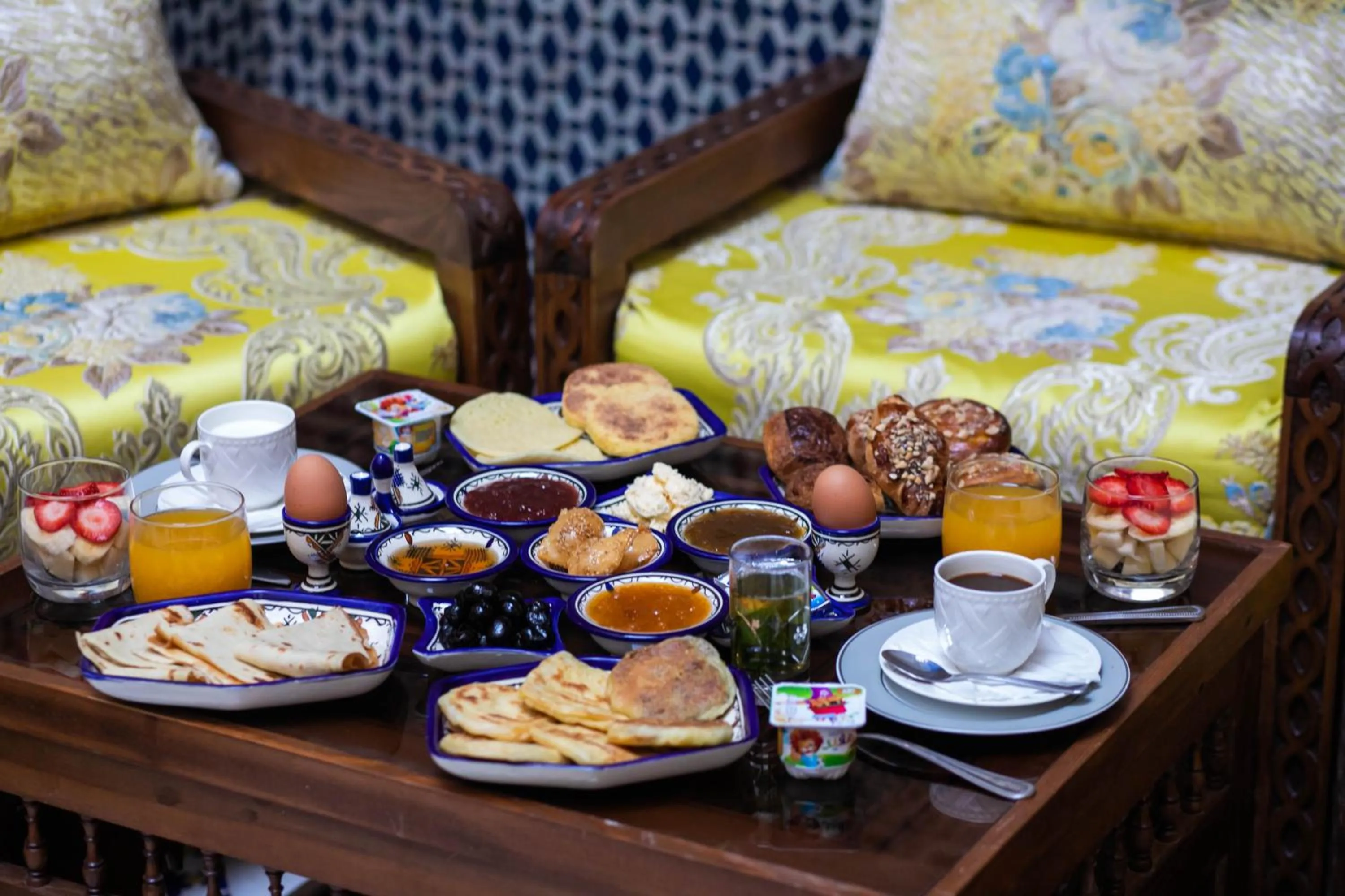 Breakfast in Riad Sidrat Fes