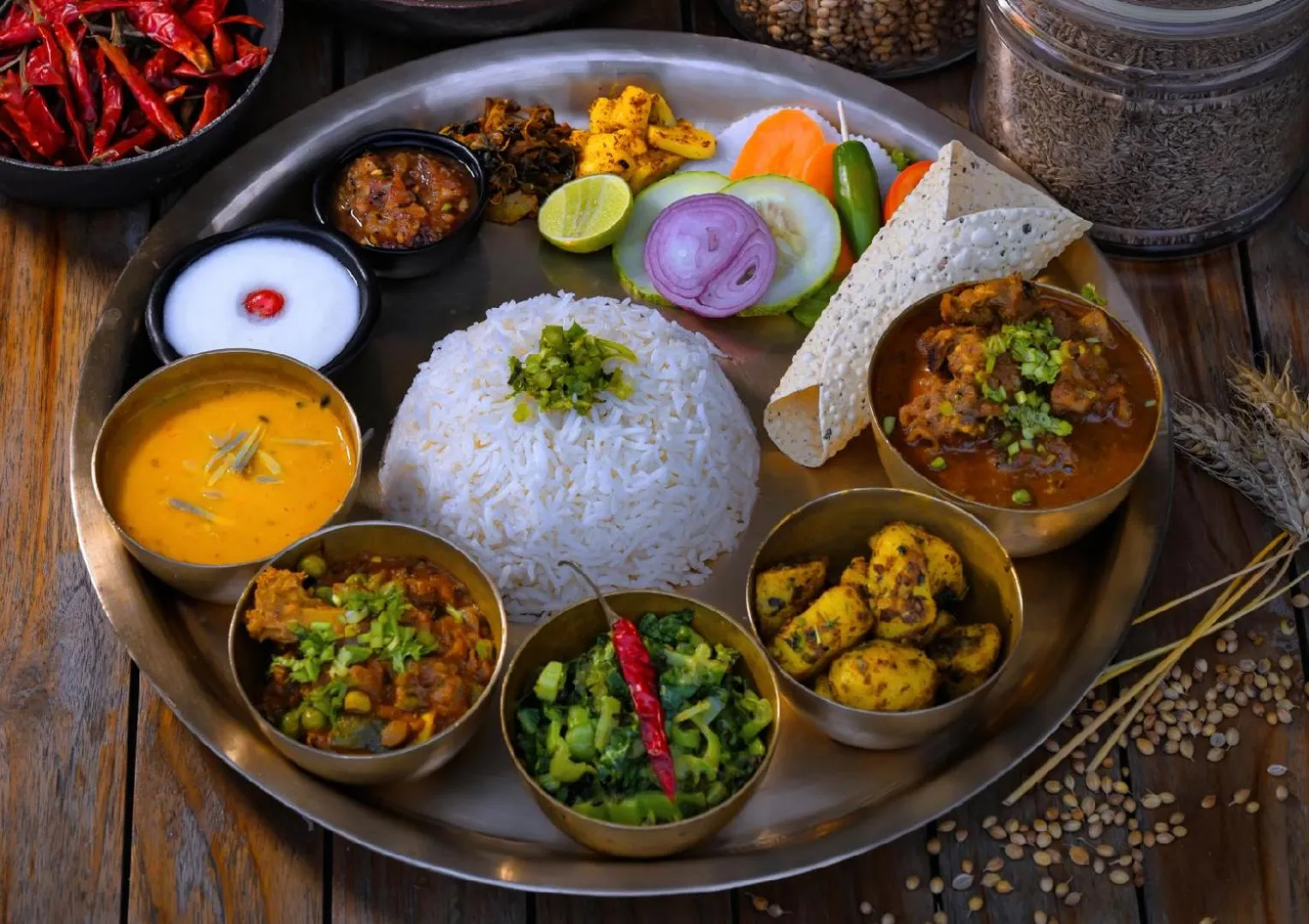 Food in Sarangkot Mountain Lodge