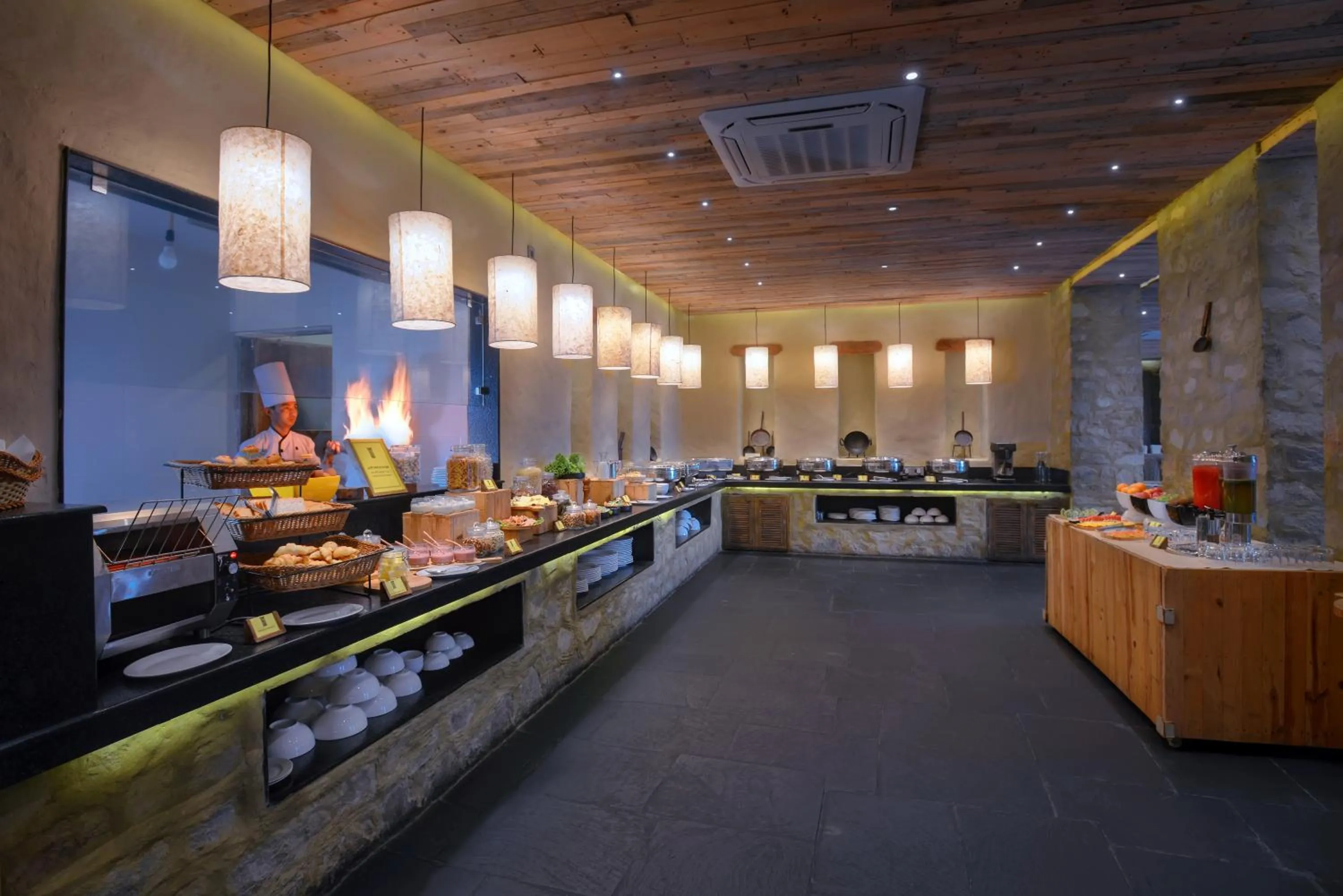 Breakfast in Sarangkot Mountain Lodge