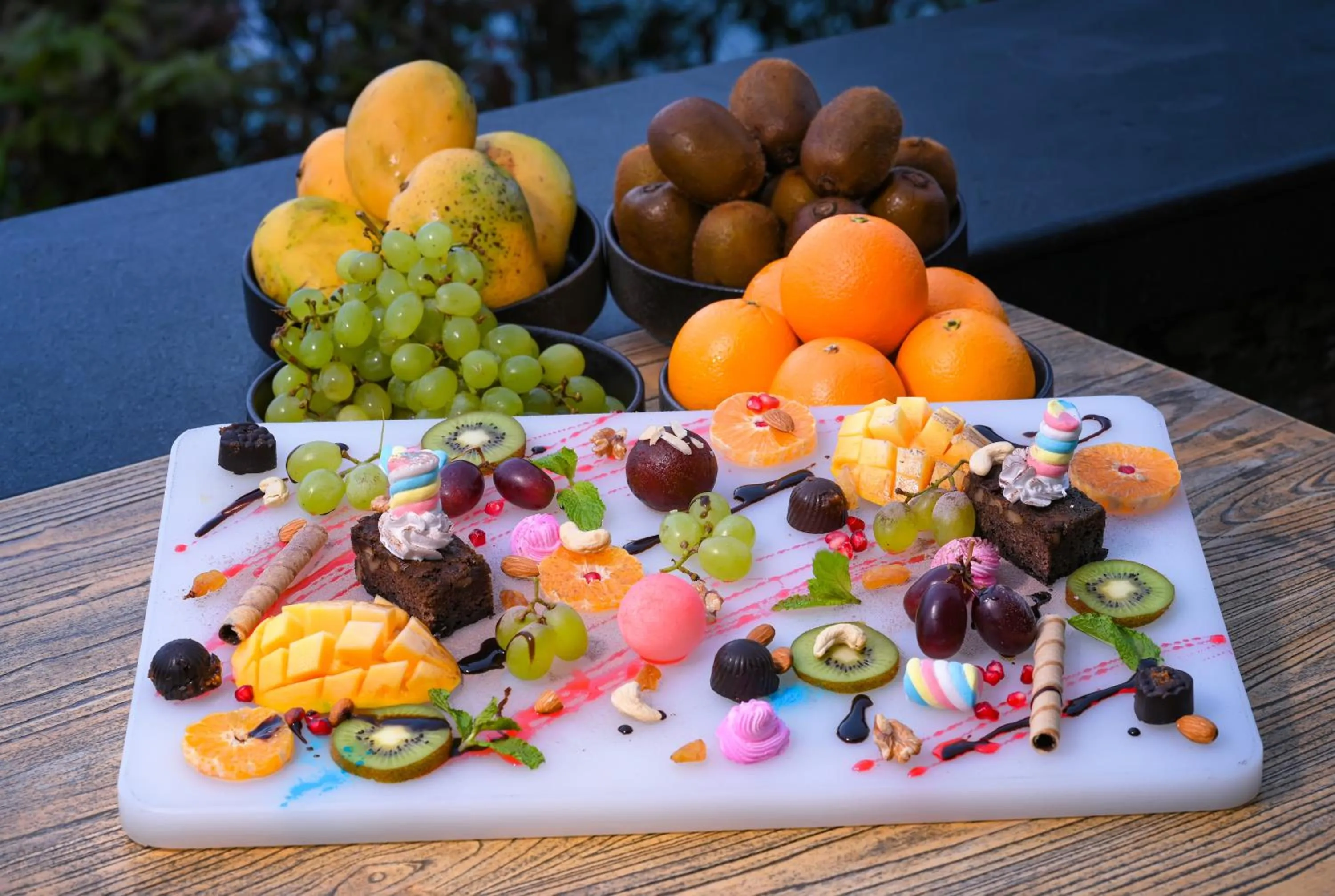 Food close-up in Sarangkot Mountain Lodge