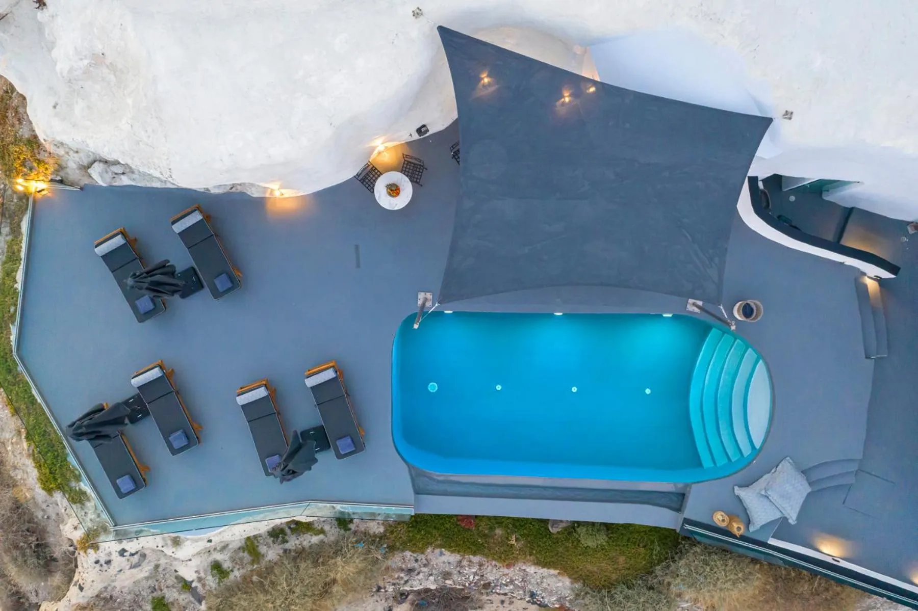 Swimming pool in Pearl of Caldera Oia - Boutique Hotel by Pearl Hotel Collection