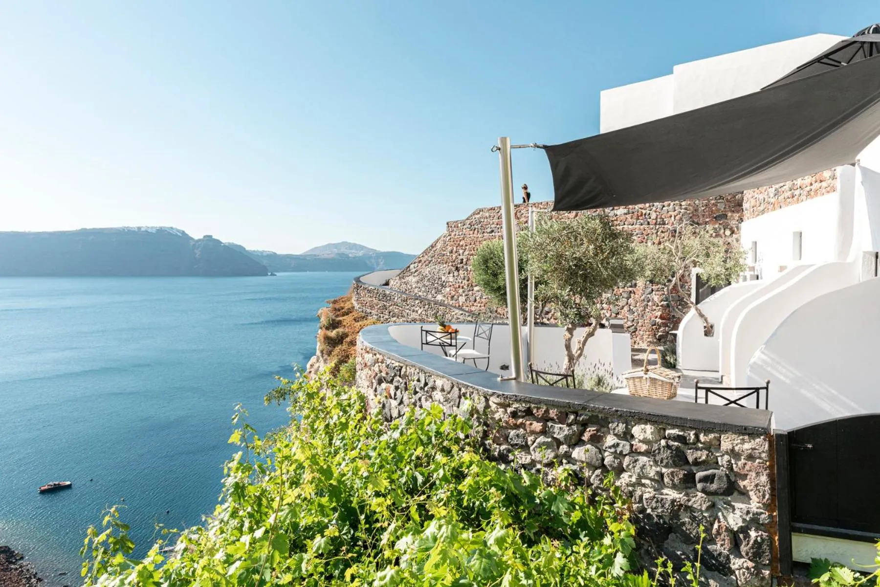 Landmark view in Pearl of Caldera Oia - Boutique Hotel by Pearl Hotel Collection